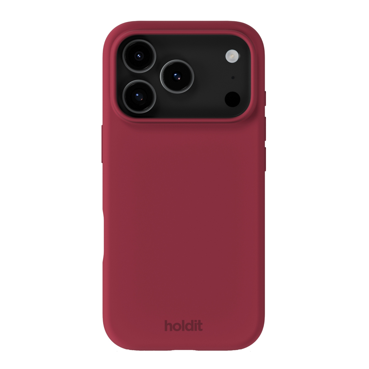 Holdit Coque Silicone Apple iPhone 17 Pro - Red Velvet