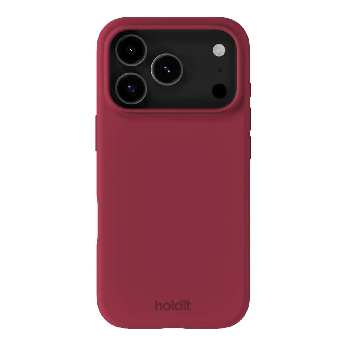 Holdit Coque Silicone Apple iPhone 17 Pro Max - Red Velvet