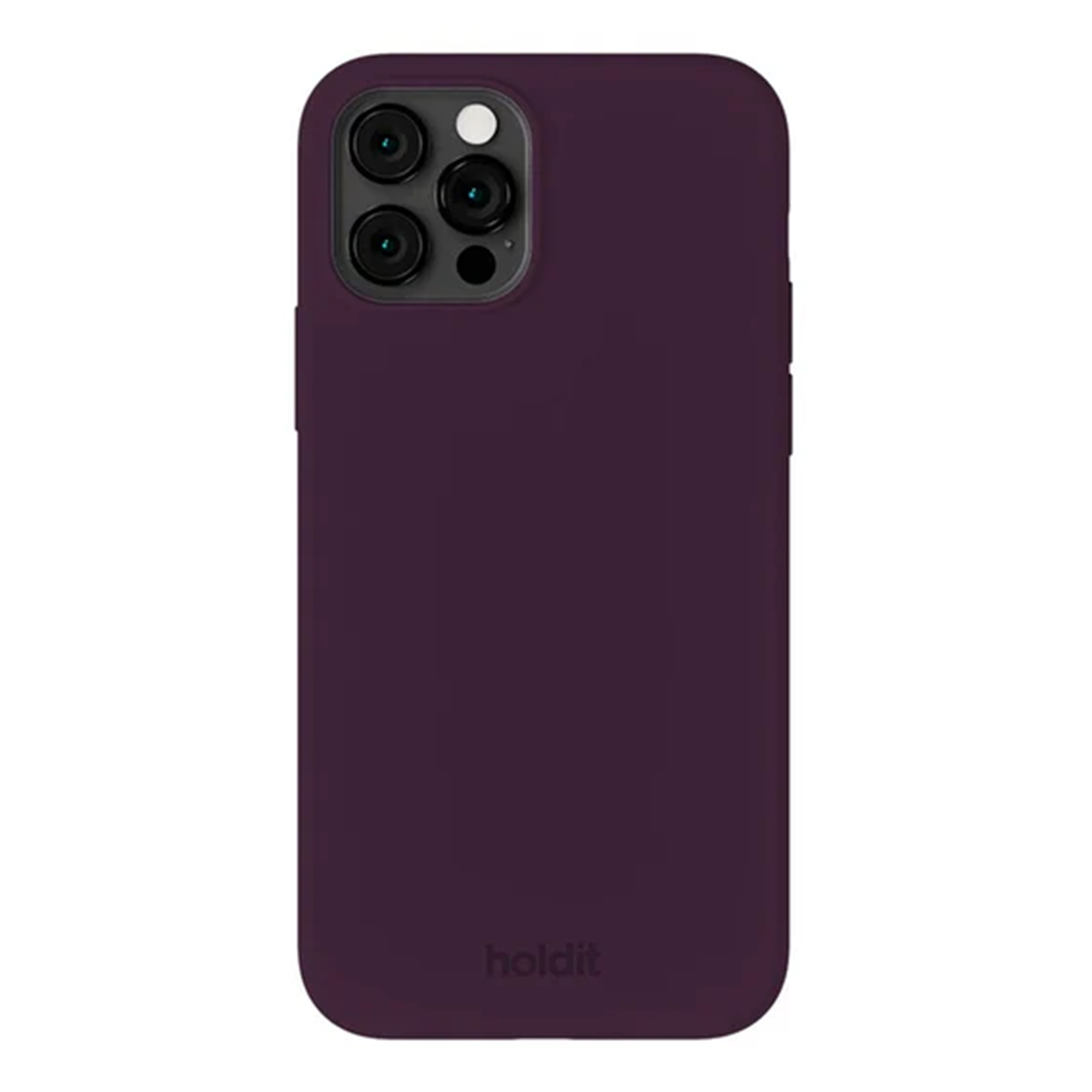 Holdit Coque Silicone iPhone 12 / 12 Pro - Deep Plum