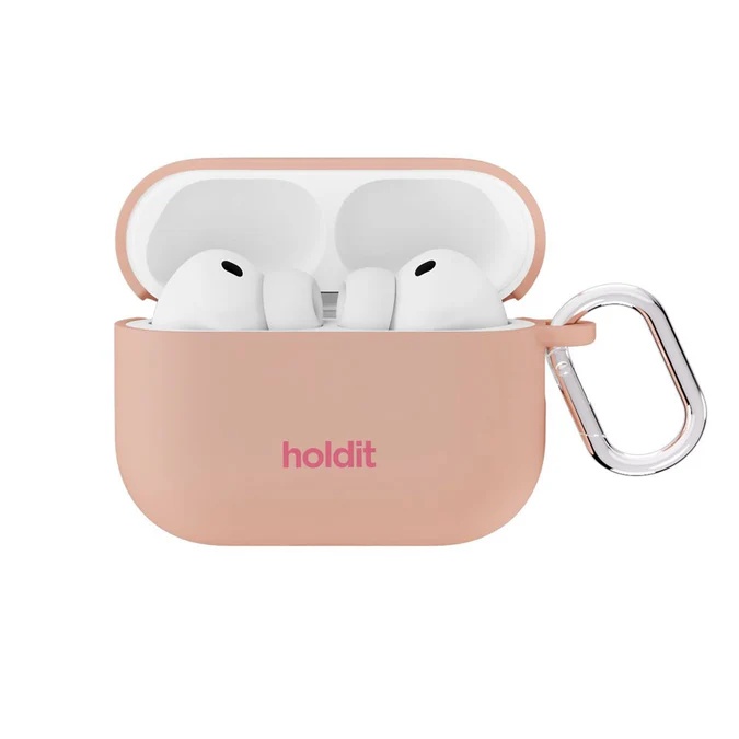 Holdit Coque Solid Silicone Apple AirPods Pro 3 - Bare Pink