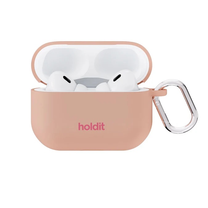 Holdit Coque Solid Silicone Apple AirPods Pro / Pro 2 - Bare Pink