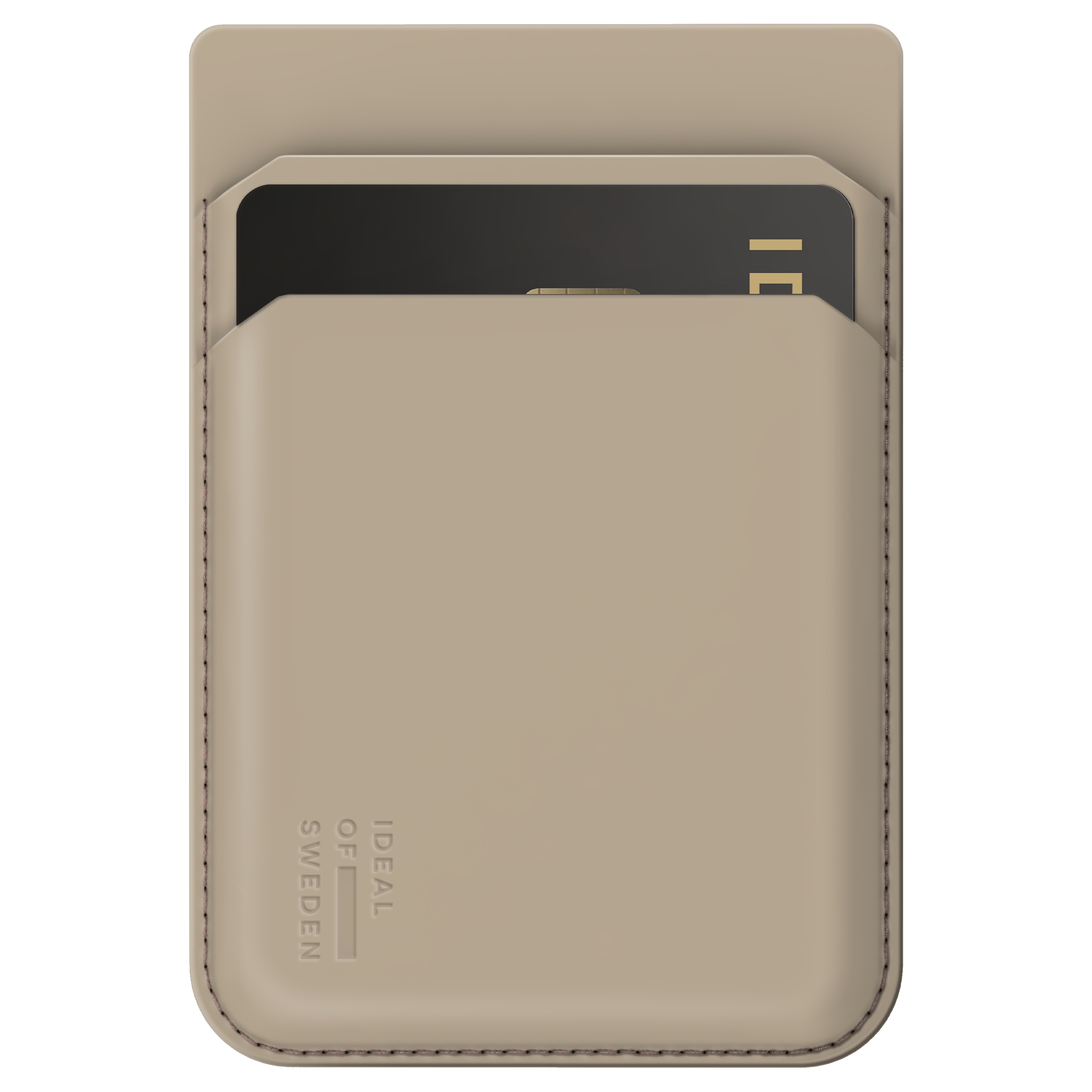iDeal of Sweden MagSafe / Magnetic Card Holder - Kaarthouder - Perfect Beige