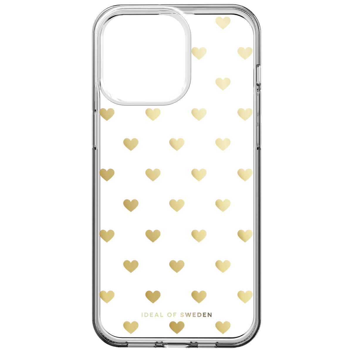 iDeal of Sweden Coque Clear MagSafe Apple iPhone 15 Pro Max - Golden Hearts