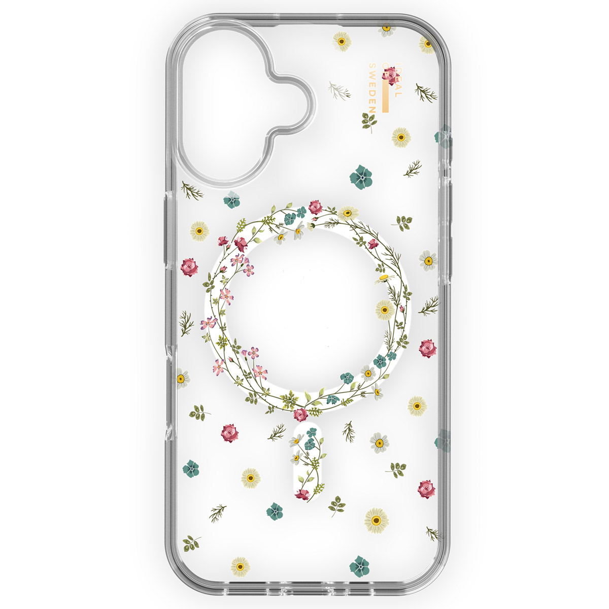 iDeal of Sweden Coque Clear MagSafe Apple iPhone 16 - Petite Floral