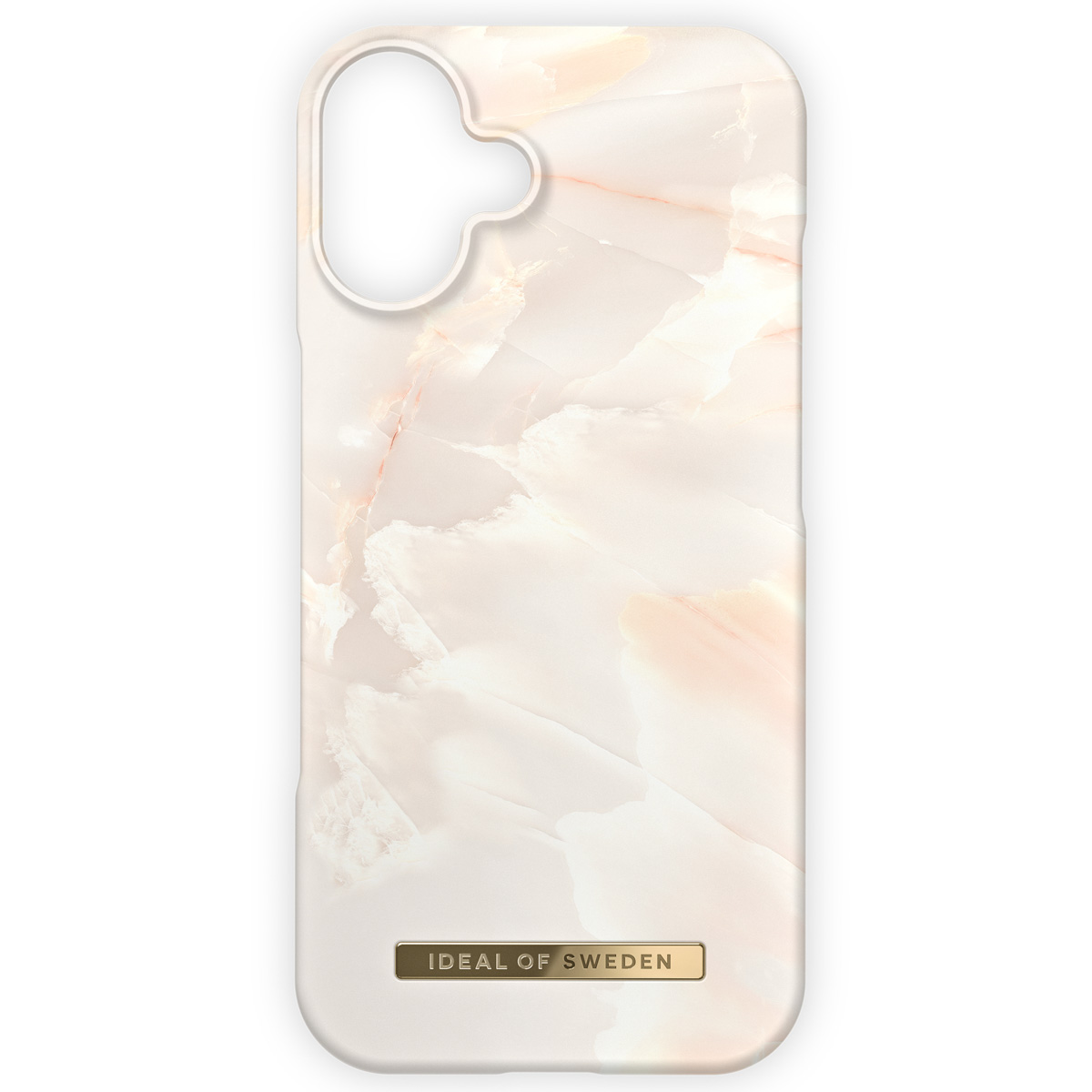 iDeal of Sweden Coque Fashion Apple iPhone 16 - Rose Pearl Marble