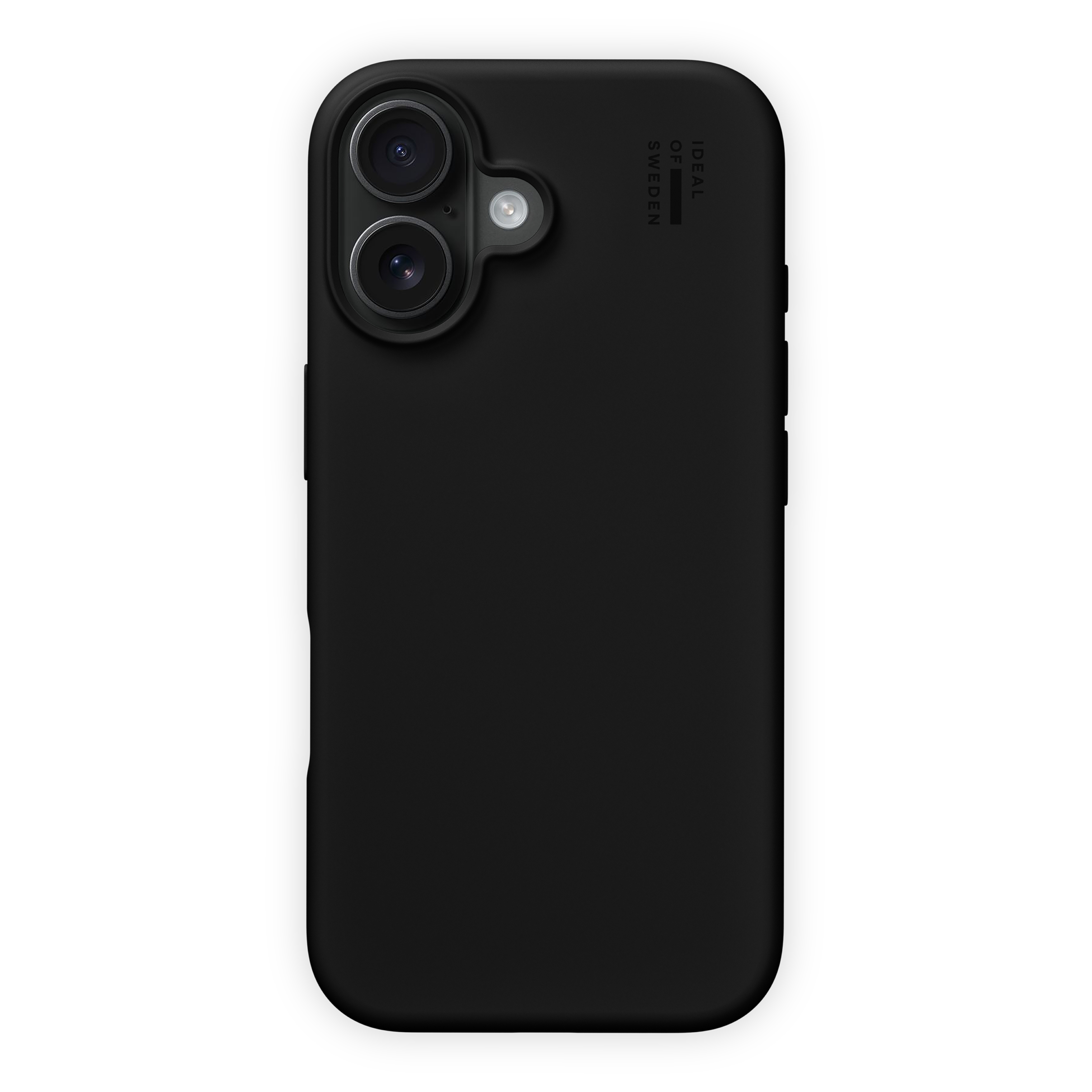 iDeal of Sweden Coque en silicone avec MagSafe Apple iPhone 16 - Black