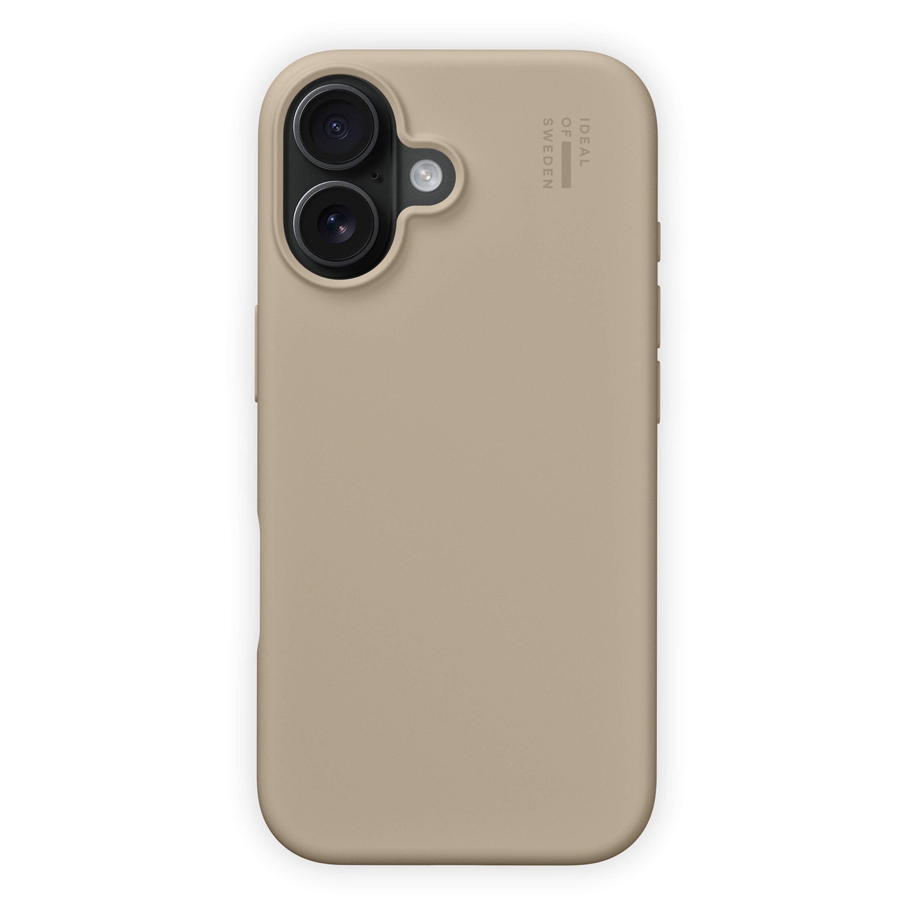 iDeal of Sweden Coque en silicone avec MagSafe Apple iPhone 16 - Beige