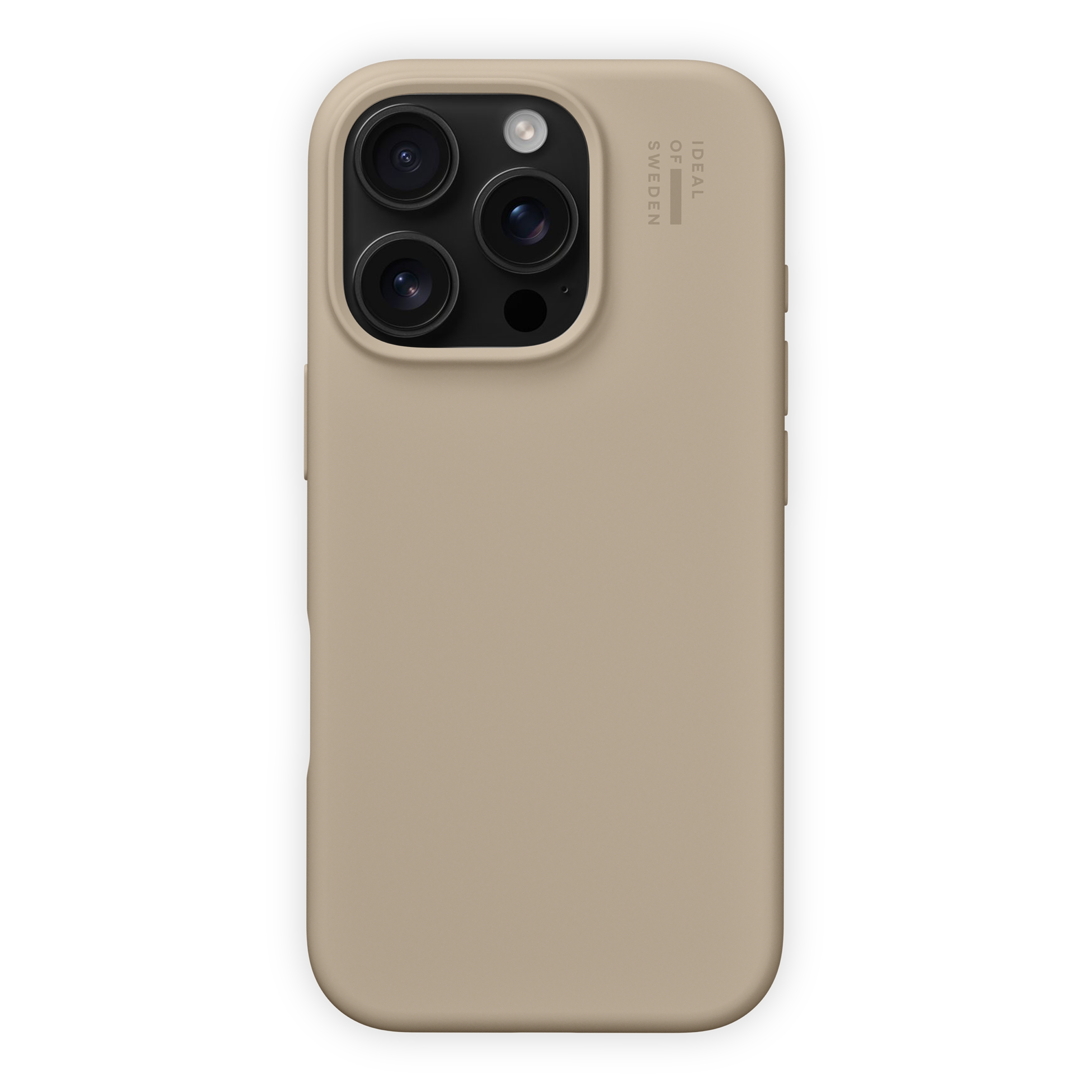 iDeal of Sweden Coque en silicone avec MagSafe Apple iPhone 16 Pro Max - Beige