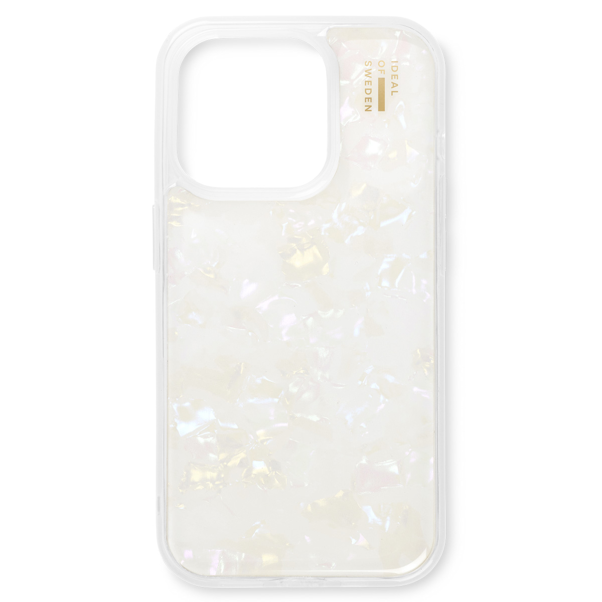 iDeal of Sweden Coque Pearlized Apple iPhone 15 Pro - Blanc