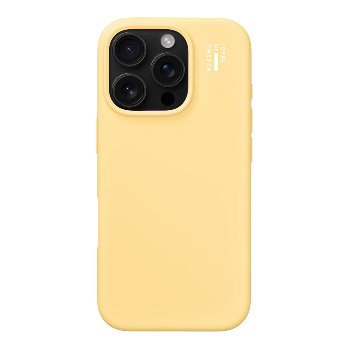 iDeal of Sweden Silicone Case voor de Apple iPhone 16 Pro - Soft Lemon