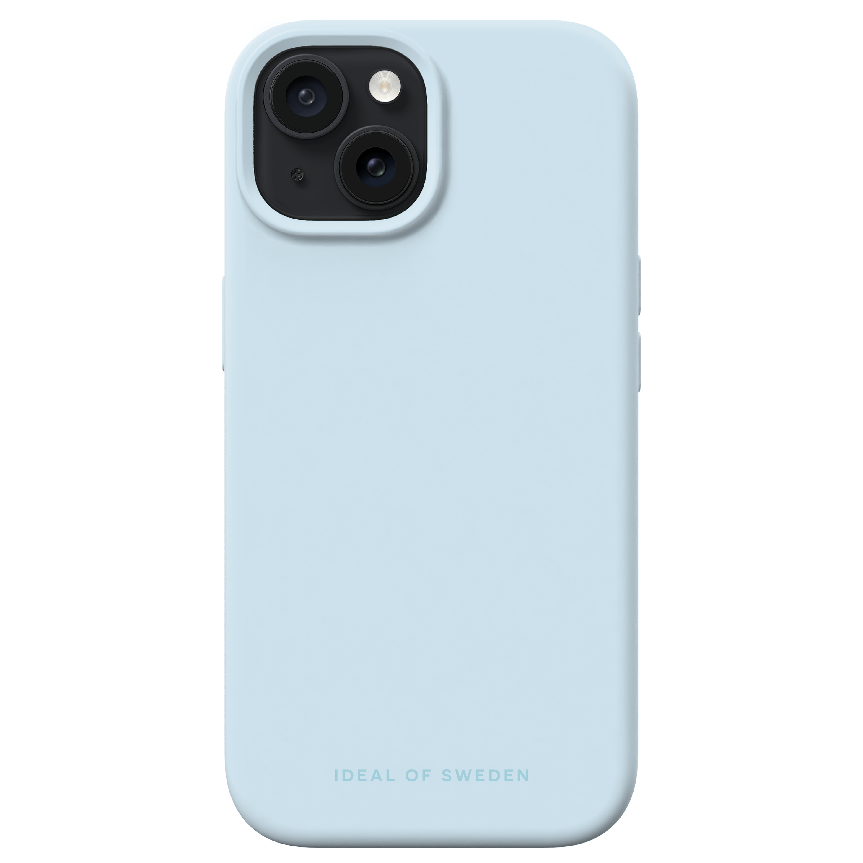 iDeal of Sweden Silicone Case met MagSafe voor de Apple iPhone 17e / 16e / 15 / 14 / 13 - Light Blue