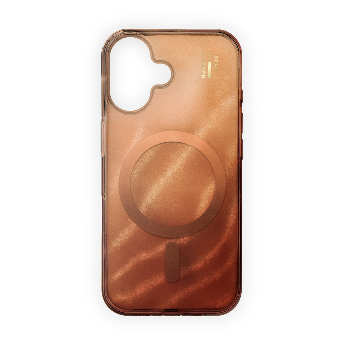 iDeal of Sweden Coque Clear MagSafe Apple iPhone 16 - Mocha Mousse