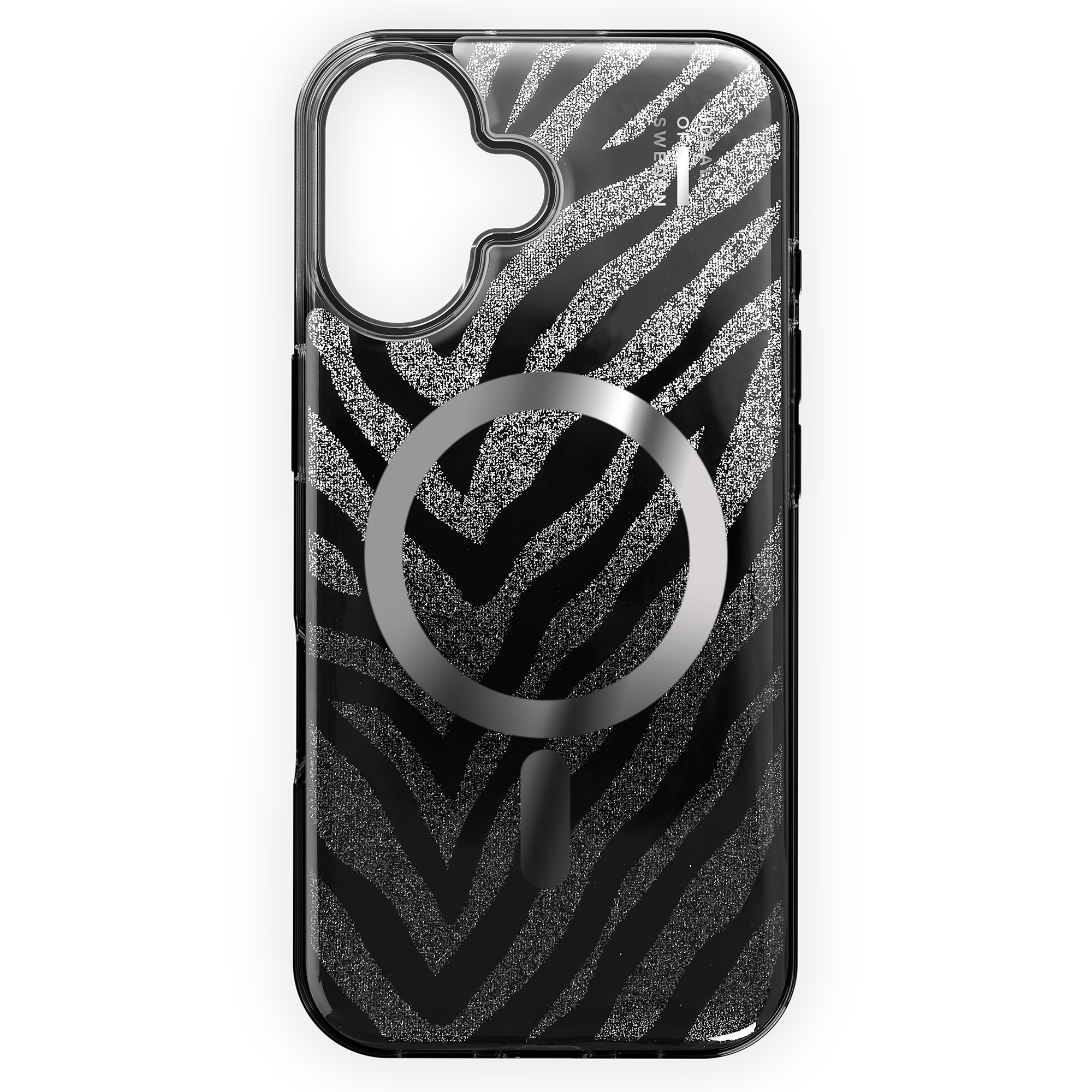 iDeal of Sweden Coque MagSafe Transparente limitée Apple iPhone 16 - Zebra Mystique