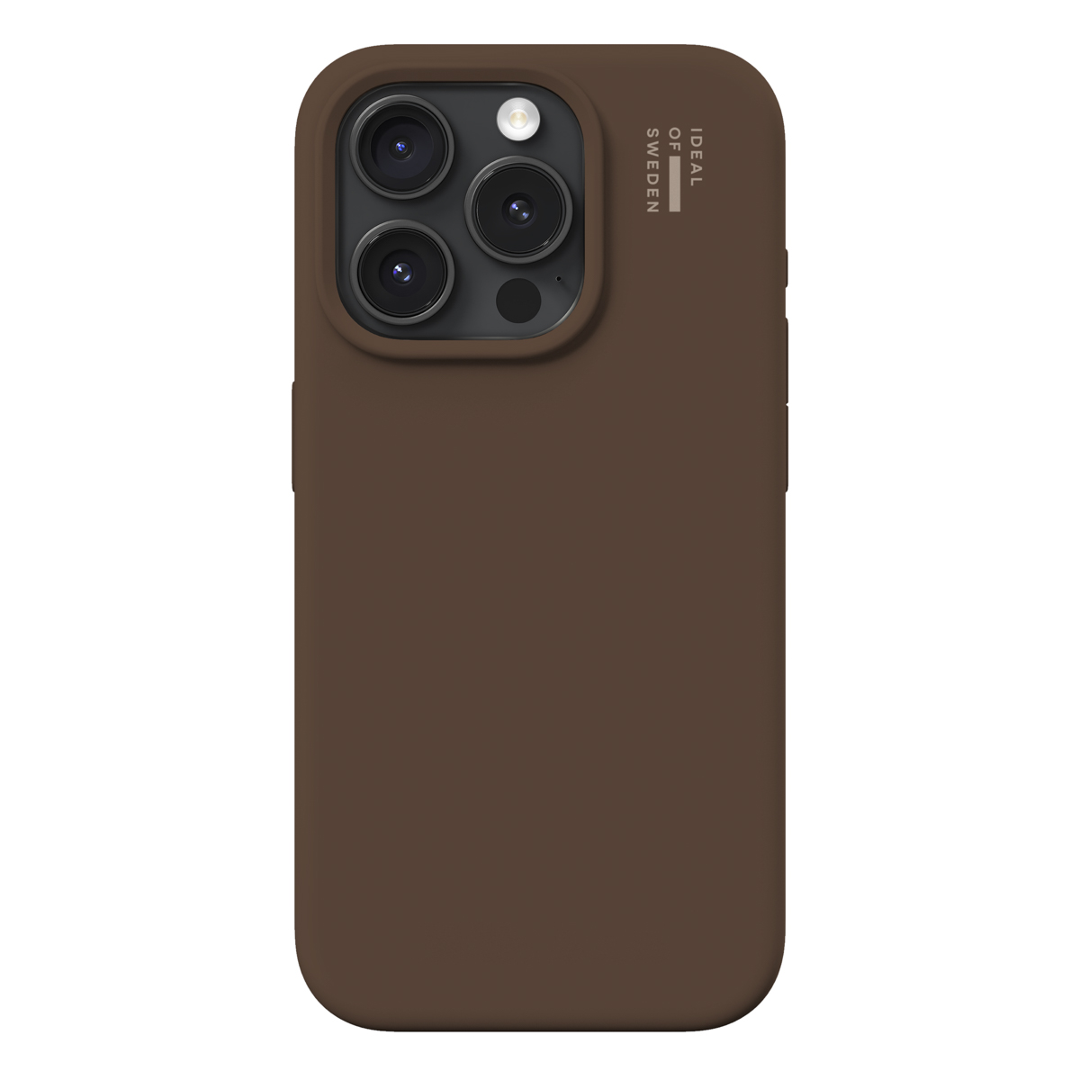 iDeal of Sweden Coque en silicone avec MagSafe Apple iPhone 15 Pro - Mocha Mousse