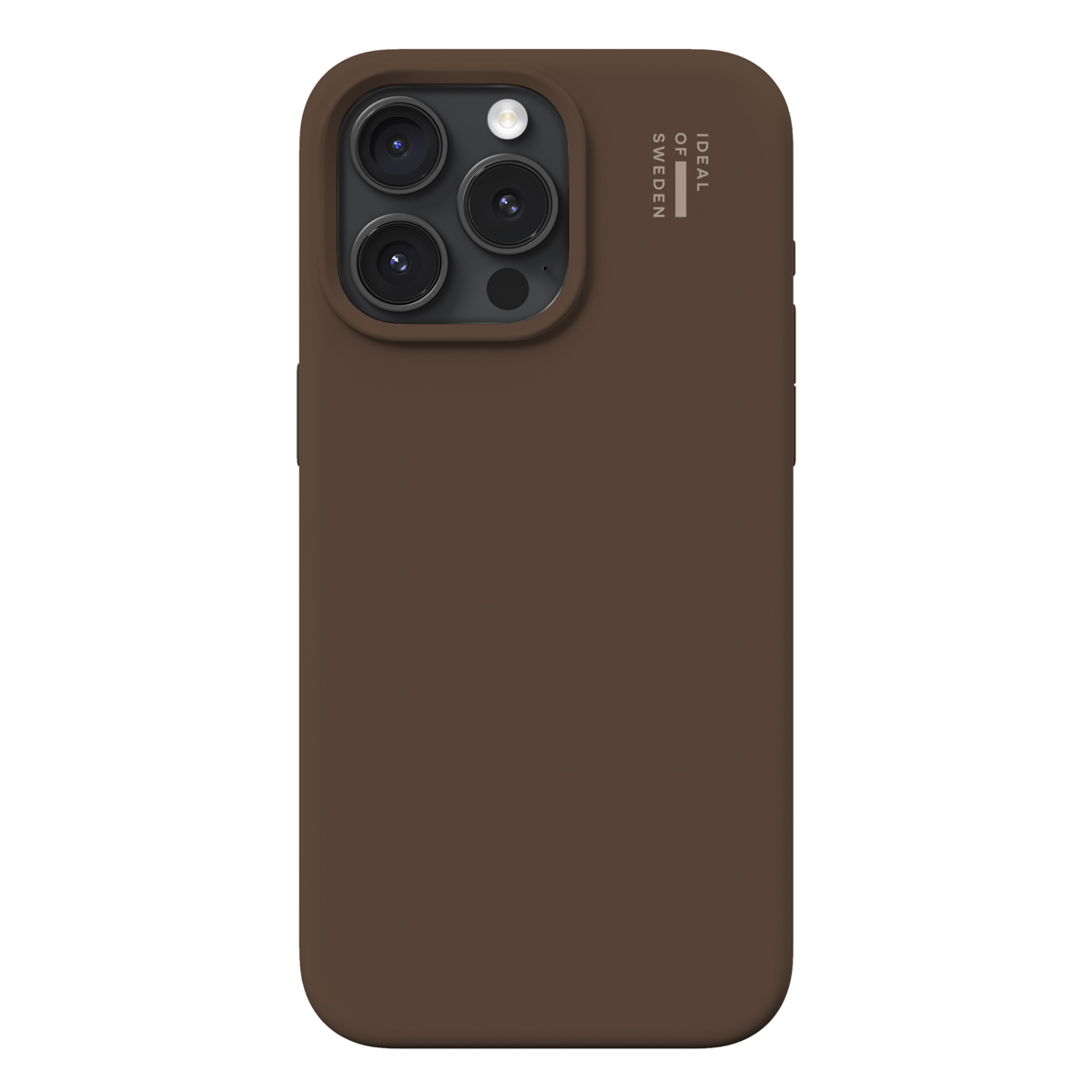 iDeal of Sweden Silicone Case met MagSafe voor de Apple iPhone 15 Pro Max - Mocha Mousse