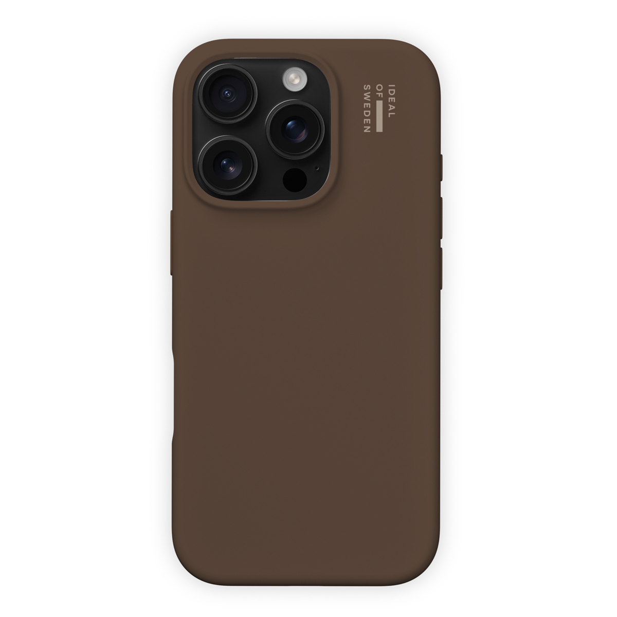 iDeal of Sweden Silicone Case met MagSafe voor de Apple iPhone 16 Pro Max - Mocha Mousse