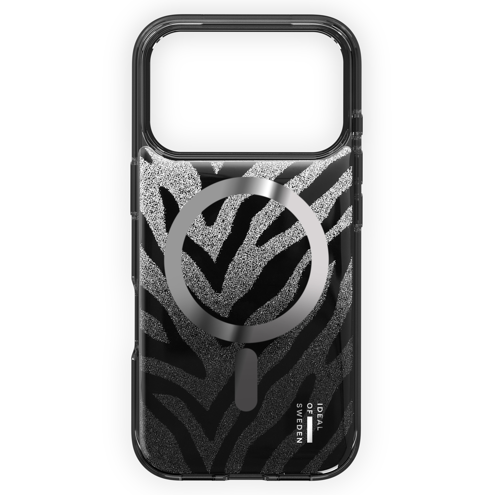 iDeal of Sweden Coque MagSafe Transparente limitée Apple iPhone 17 Pro - Zebra Mystique