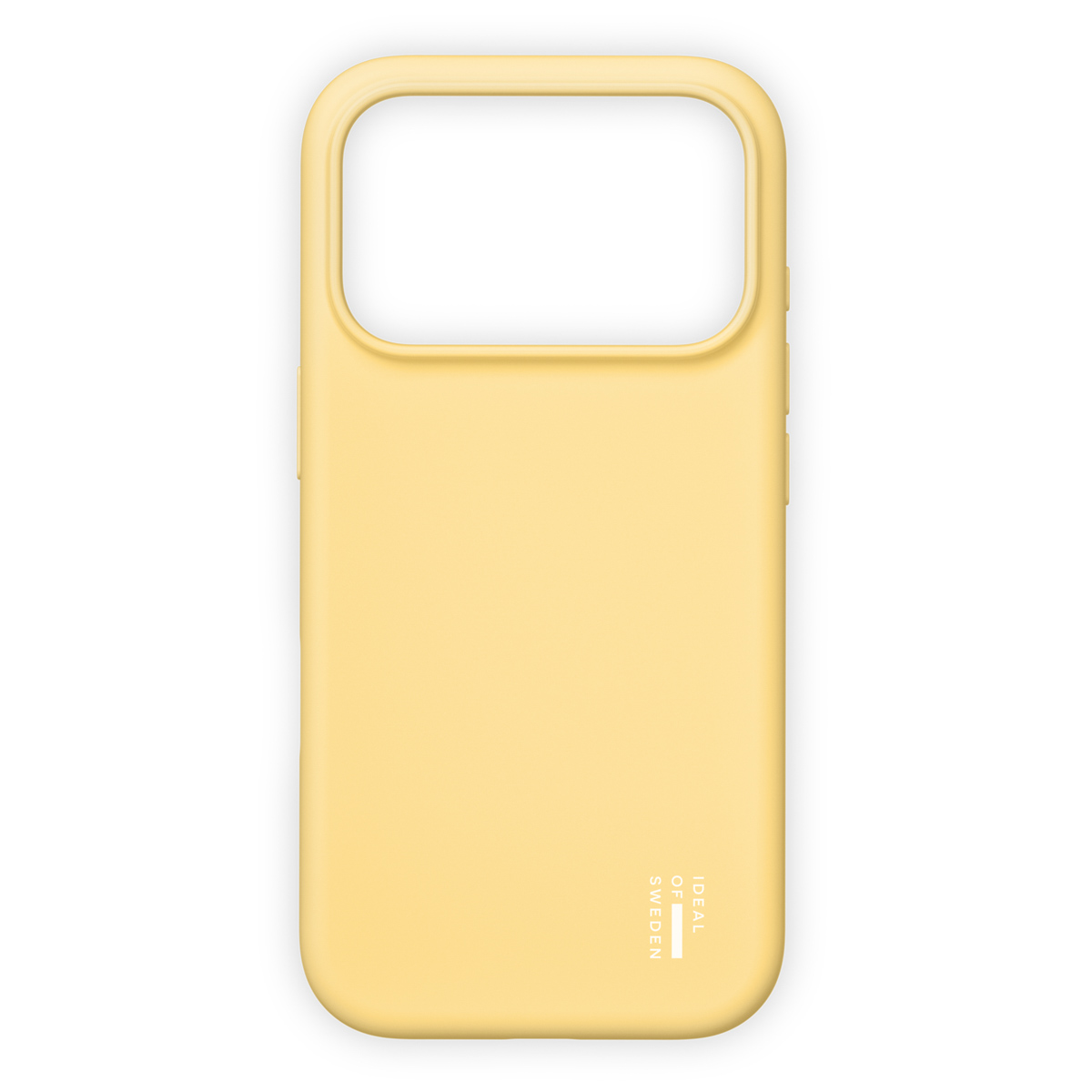 iDeal of Sweden Coque en silicone avec MagSafe Apple iPhone 17 Pro - Soft Lemon