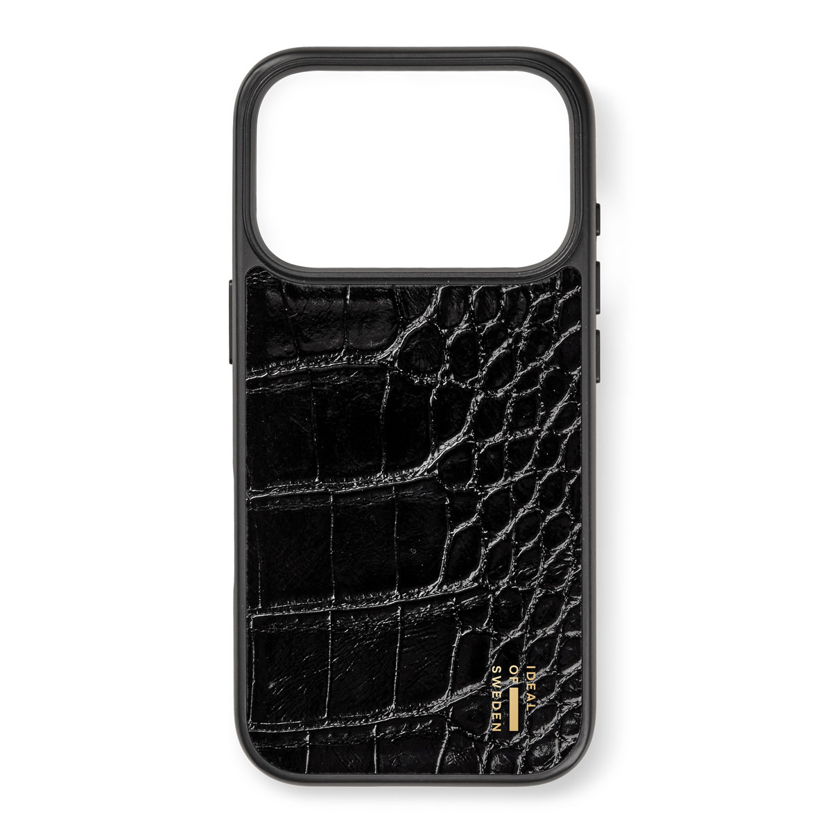 iDeal of Sweden Coque MagSafe en cuir végétalien Apple iPhone 17 Pro - Black Croco