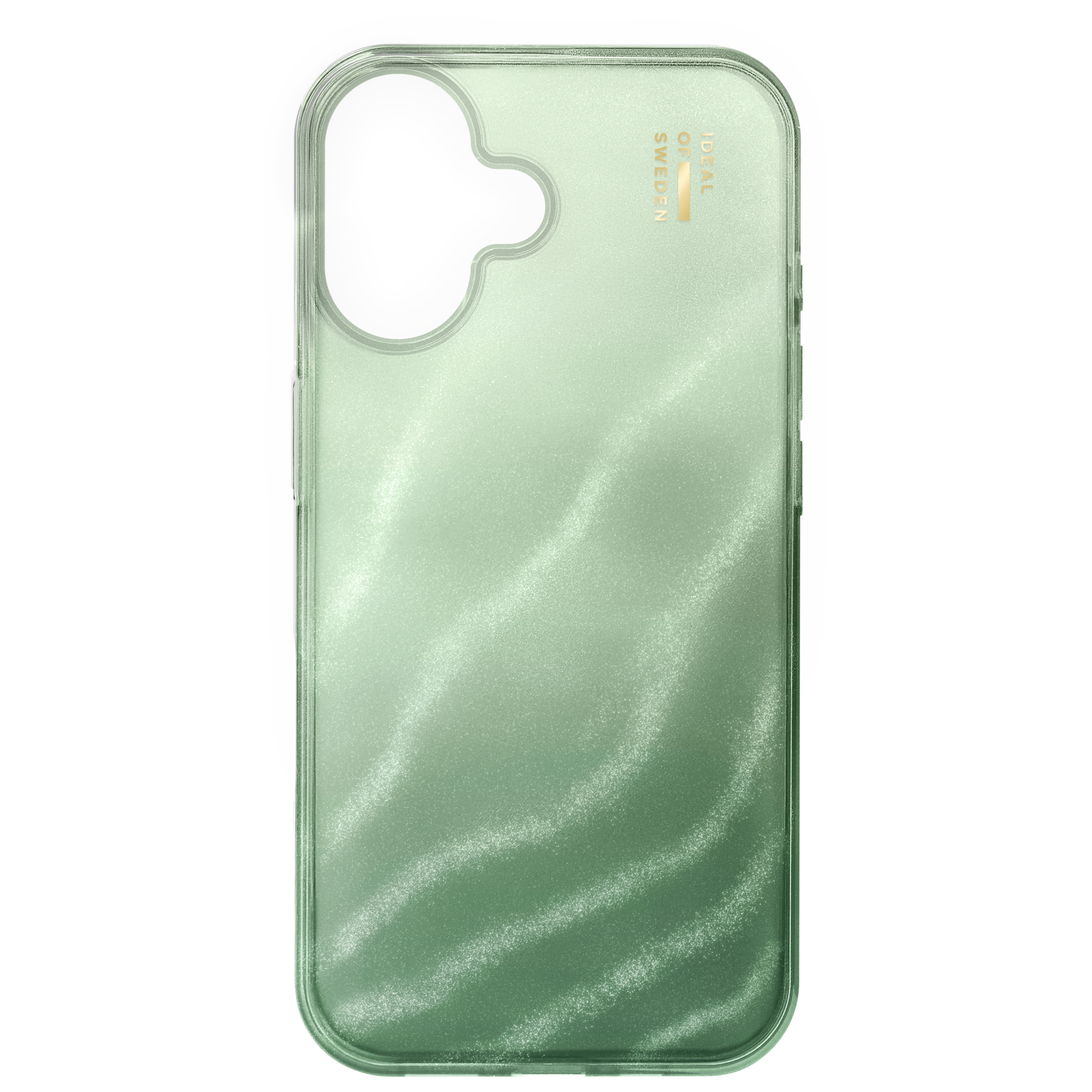 iDeal of Sweden Coque Clear MagSafe Apple iPhone 16 - Sage Green