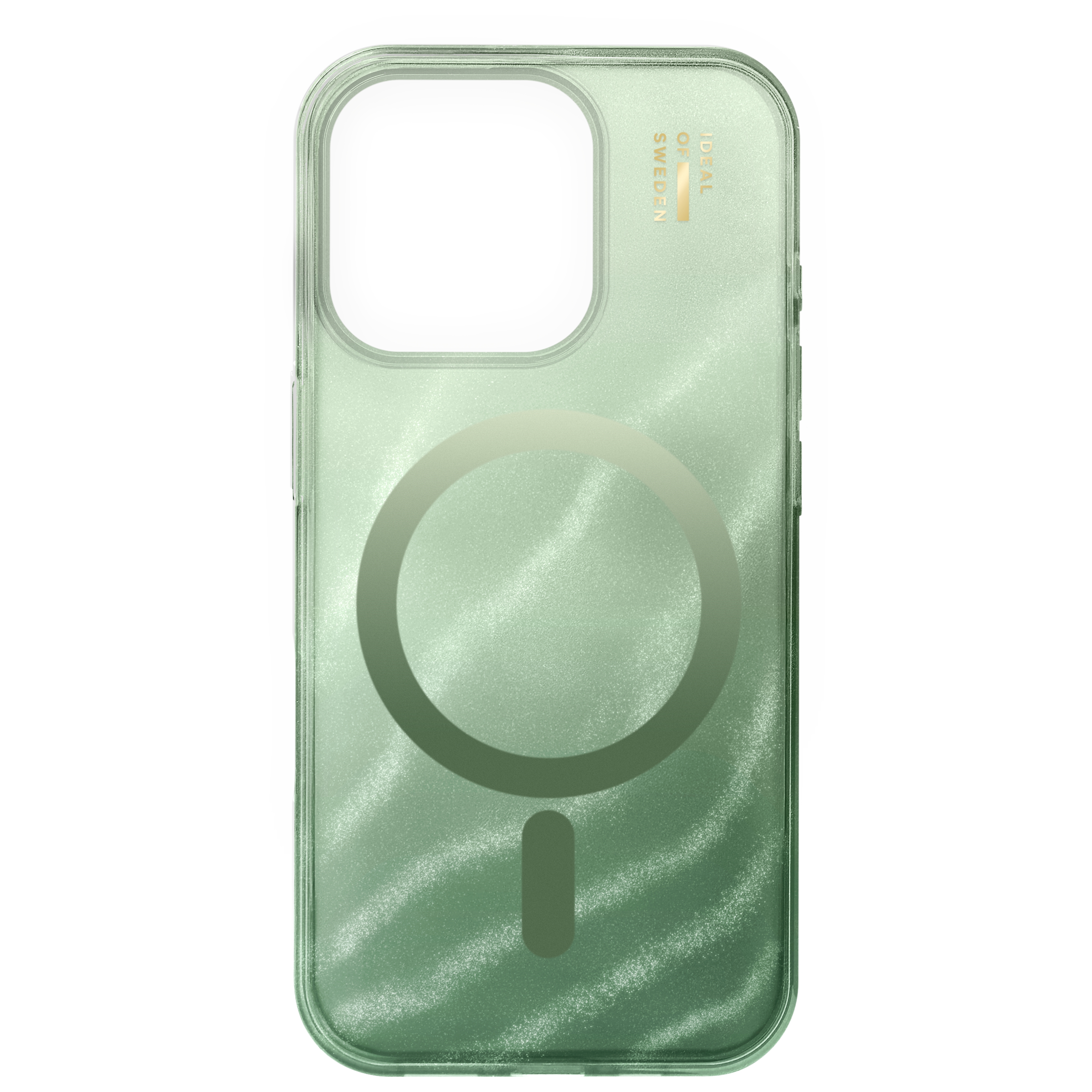 iDeal of Sweden Coque Clear MagSafe Apple iPhone 16 Pro - Sage Green