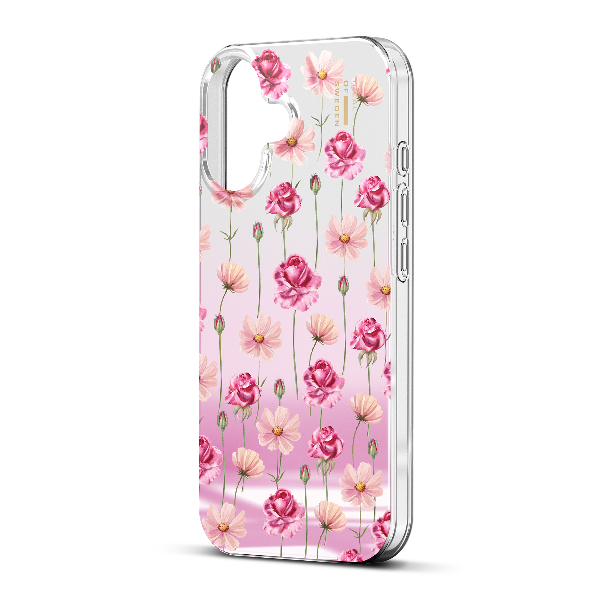 iDeal of Sweden Coque miroir Apple iPhone 16 - Rose Blush Floral