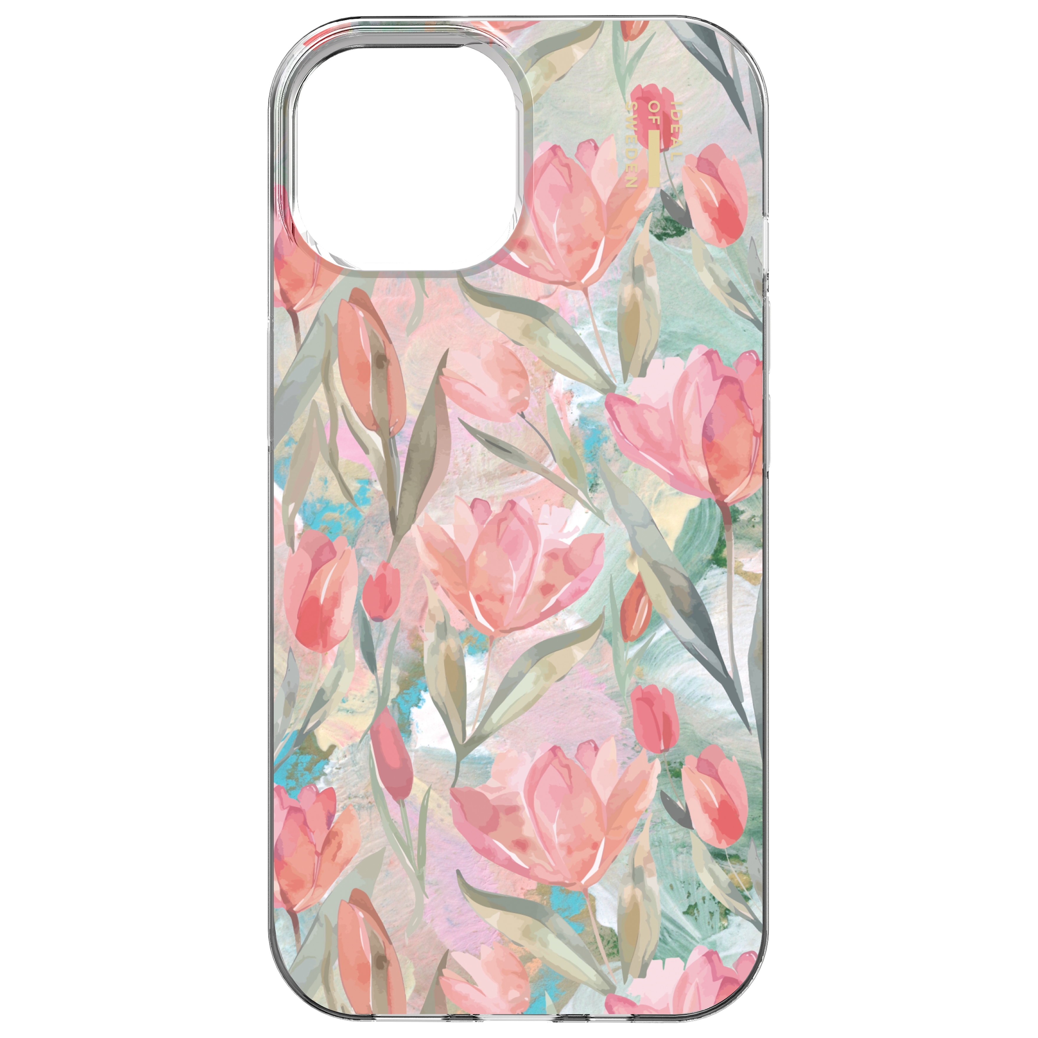 iDeal of Sweden Coque Clear MagSafe Apple iPhone 17e / 16e / 15 / 14 / 13 - Tulip Bloom