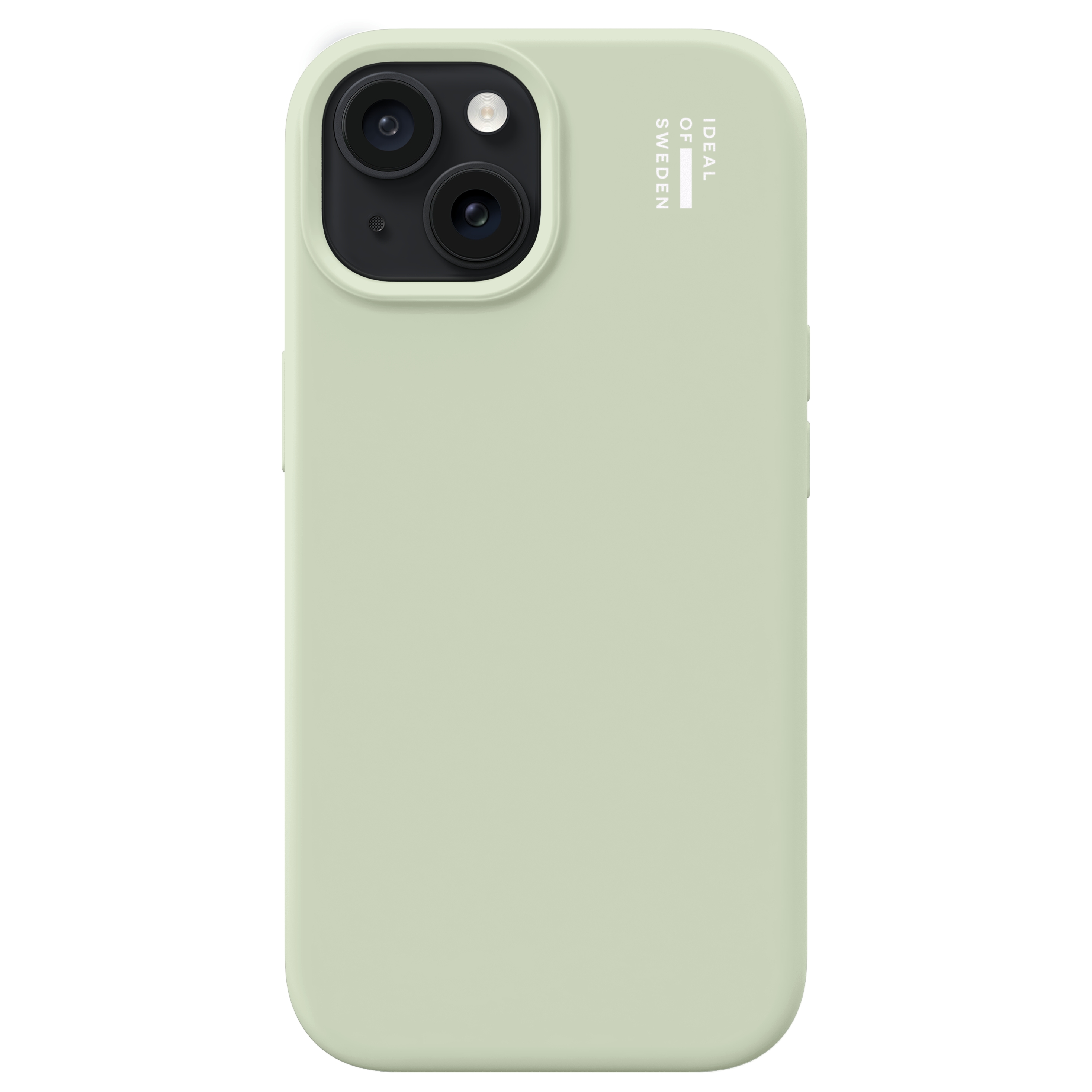 iDeal of Sweden Silicone Case met MagSafe voor de Apple iPhone 17e / 16e / 15 / 14 / 13 - Sage Green