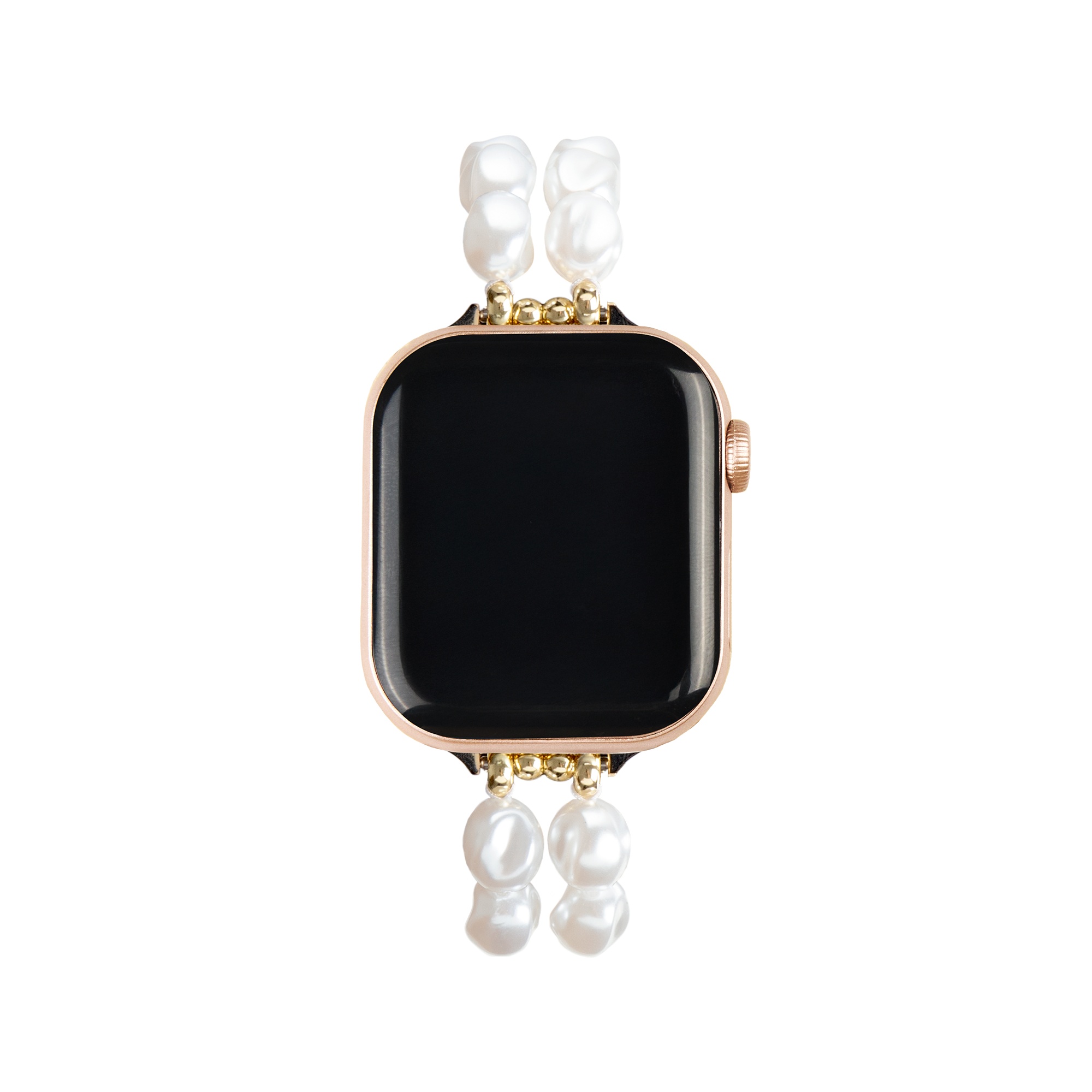 iDeal of Sweden Beaded Watch Band Apple Watch | 38/40/41/42 mm - Classy White Pearl