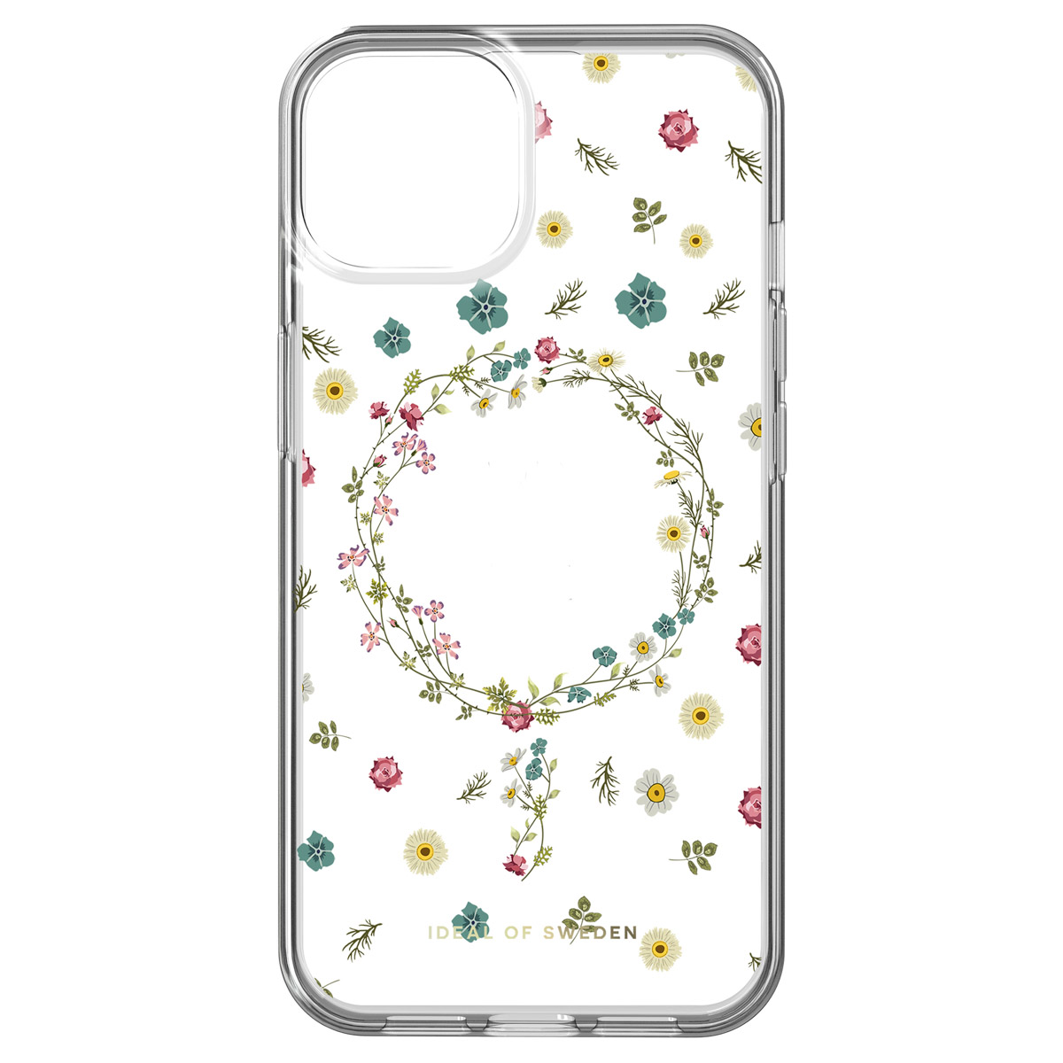 iDeal of Sweden Coque Clear MagSafe Apple iPhone 14 / 13 - Petite Floral