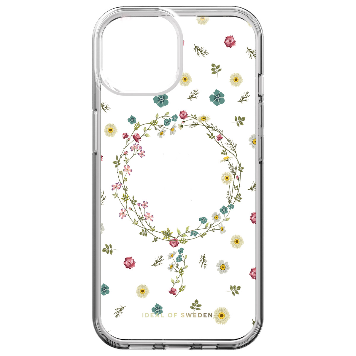 iDeal of Sweden Coque Clear MagSafe Apple iPhone 17e / 16e / 15 / 14 / 13 - Petite Floral