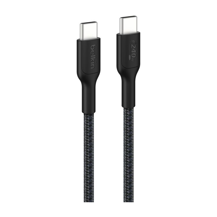Belkin Câble USB-C vers USB-C tressé BoostCharge Pro - 1 mètre - Noir