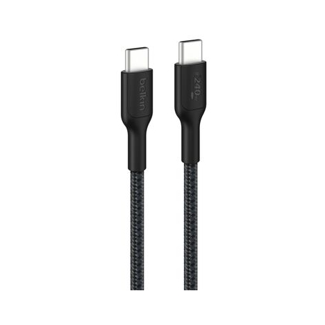 Belkin Câble USB-C vers USB-C tressé BoostCharge Pro - 2 mètres - Noir
