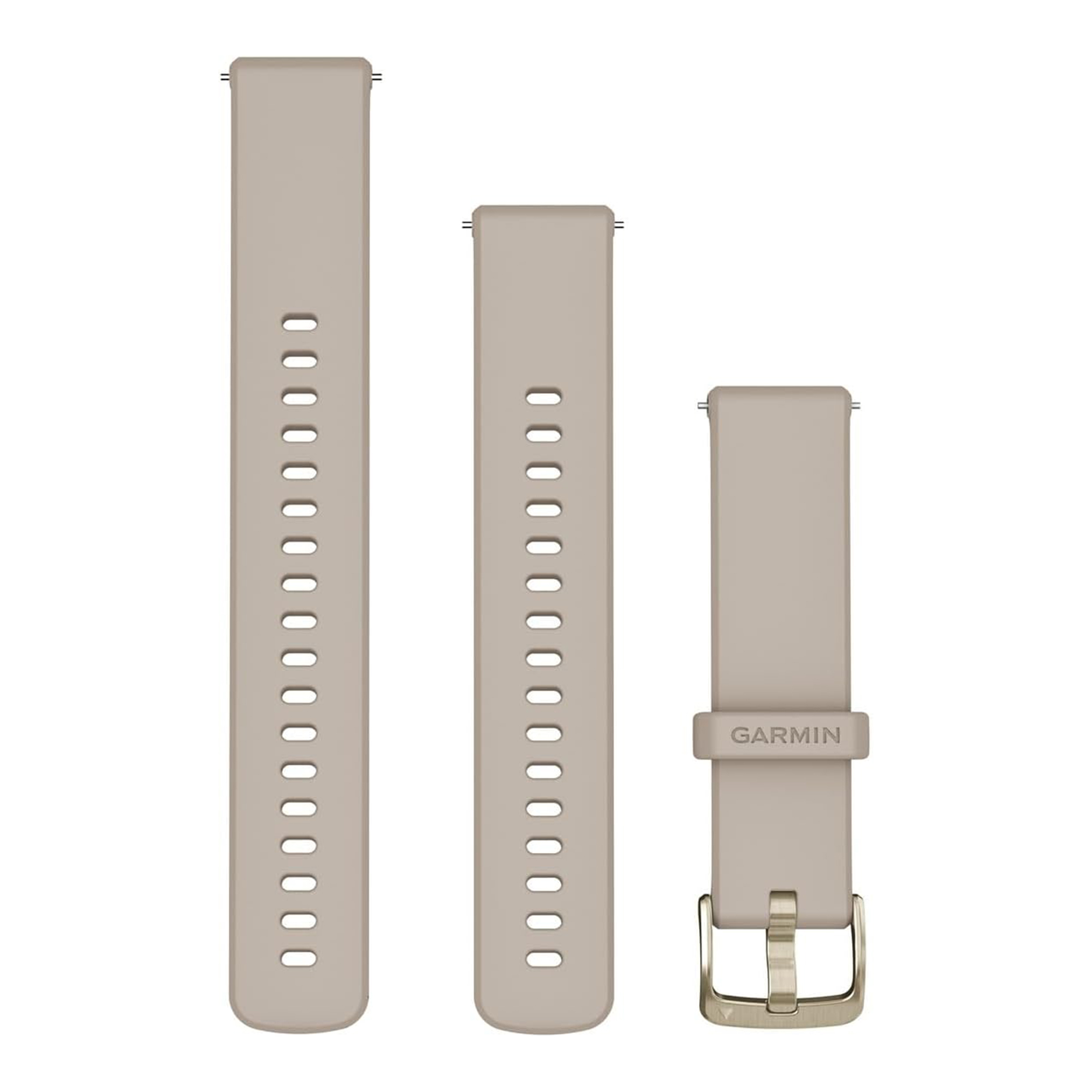 Siliconen bandje - Garmin 18 mm aansluiting - French Grey
