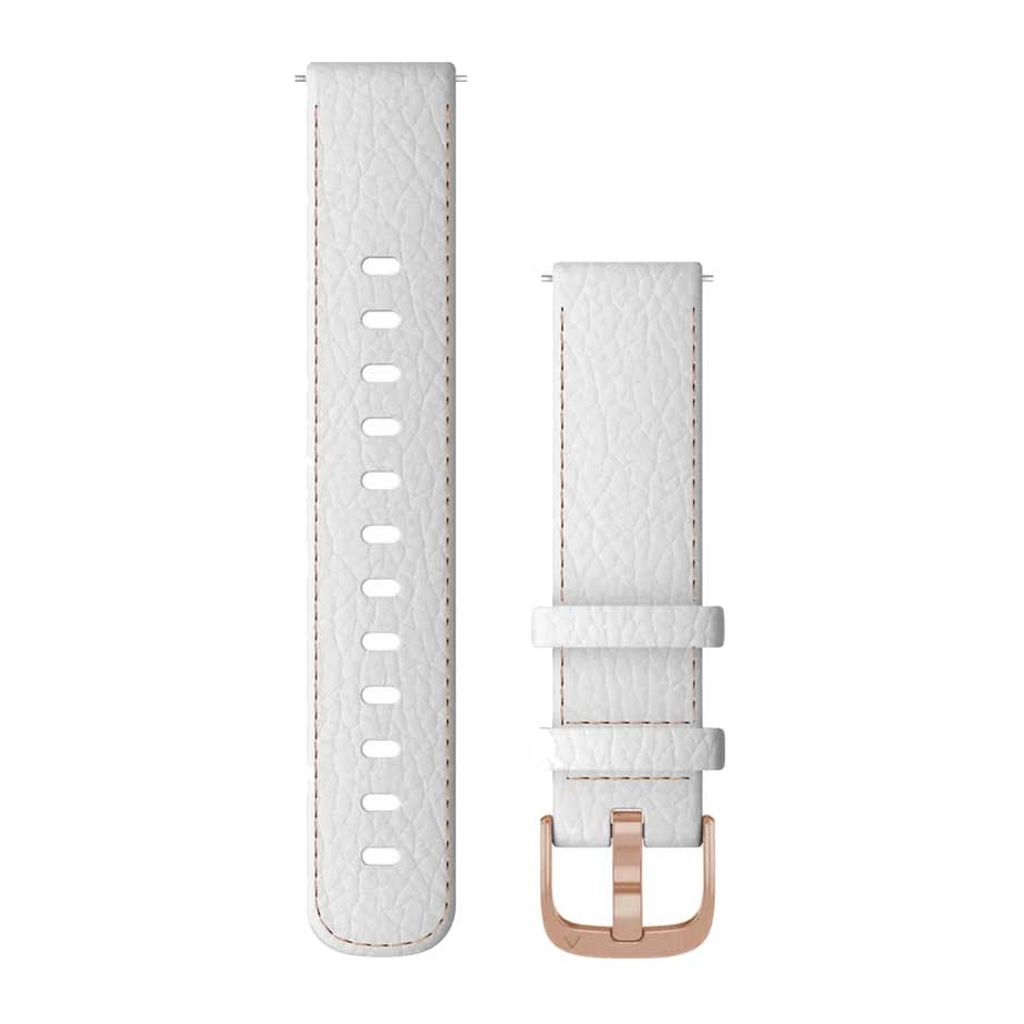 Leren bandje - Garmin 18 mm aansluiting - Sand