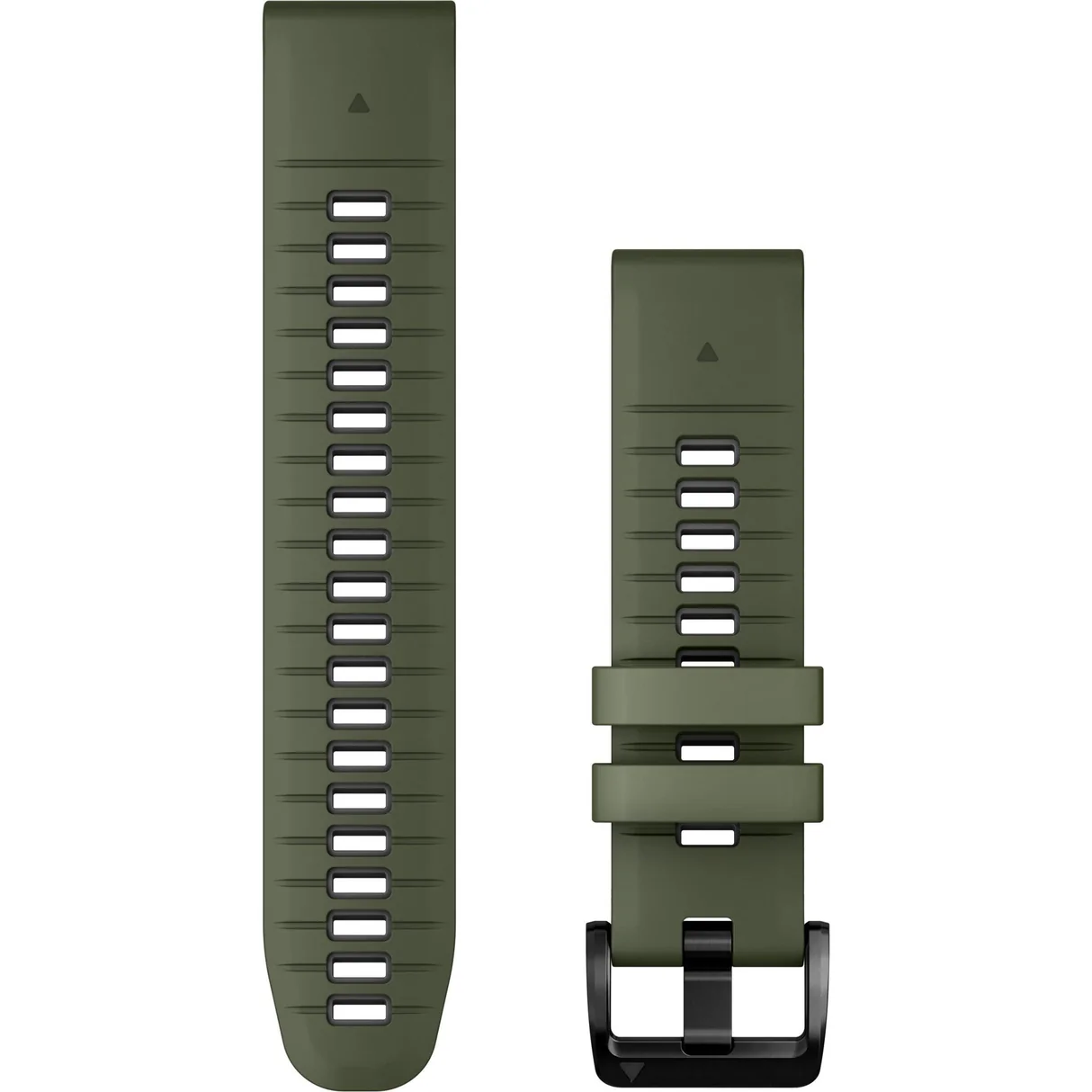 QuickFit® Siliconen bandje - Garmin 22 mm aansluiting - Moss / Graphite