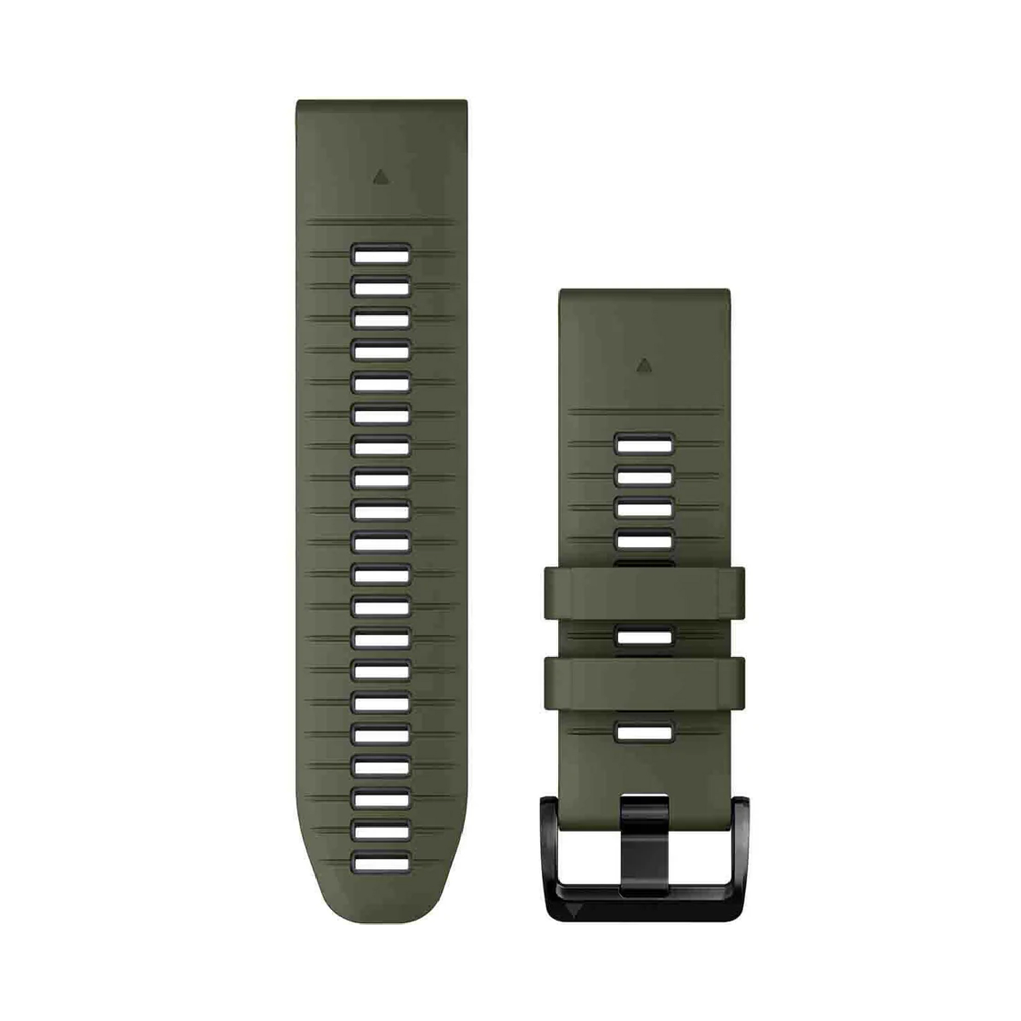 QuickFit® Siliconen bandje - Garmin 26 mm aansluiting - Moss / Graphite