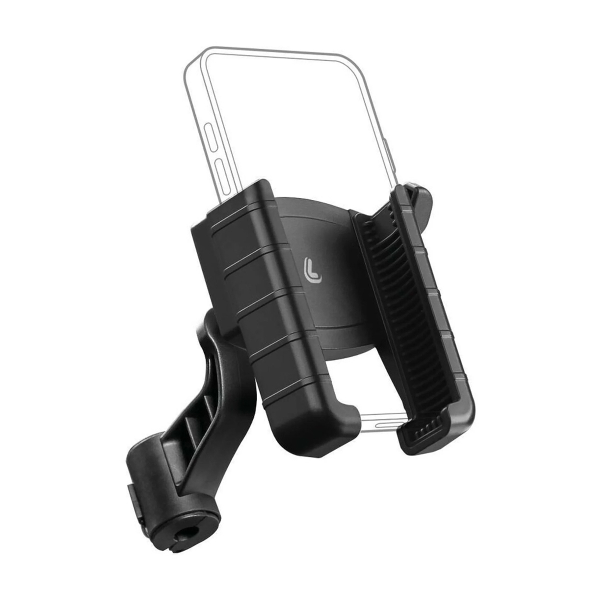 Lampa Smart Grip Telefoonhouder Scooter - 360° draaibaar - Spiegel en windscherm bevestiging - Zwart