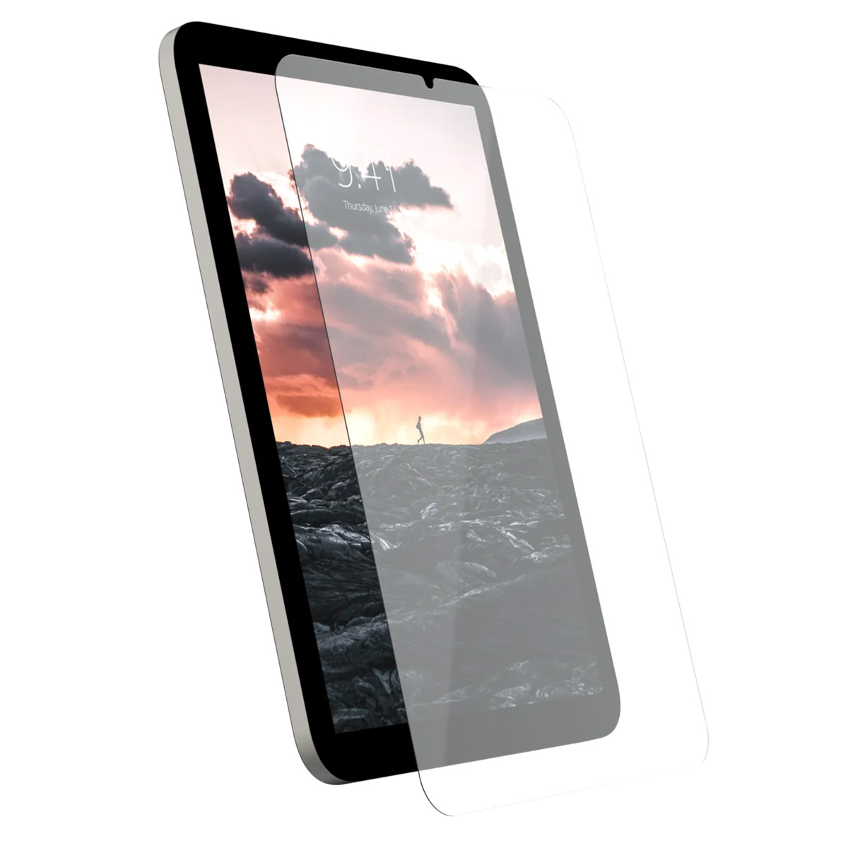 UAG Glass Shield Plus screenprotector voor de Apple iPad Mini 7 (2024) / iPad Mini 6 (2021)