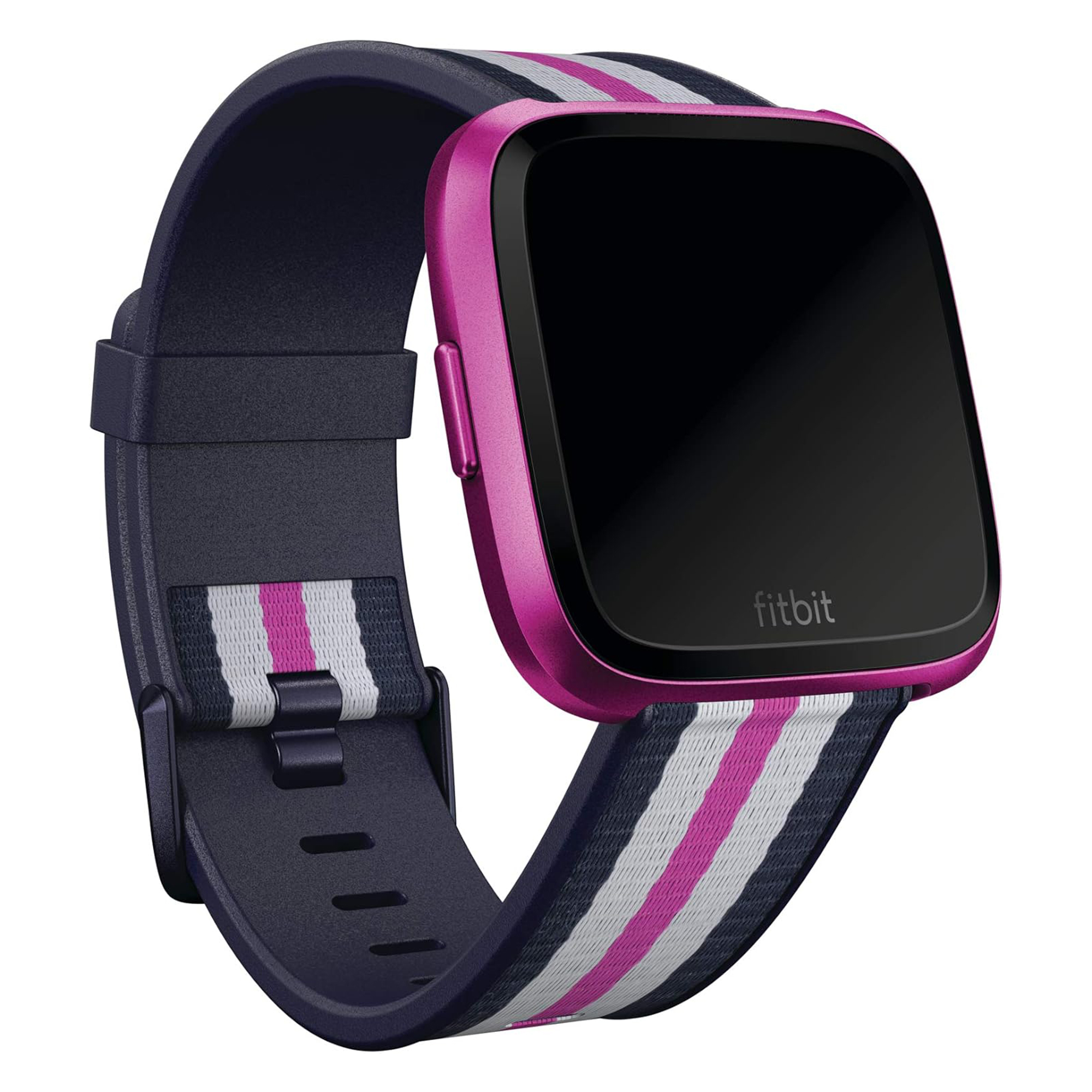 Bracelet Woven Fitbit Versa / Versa 2 / Versa Lite - Taille S - Navy / Mulberry
