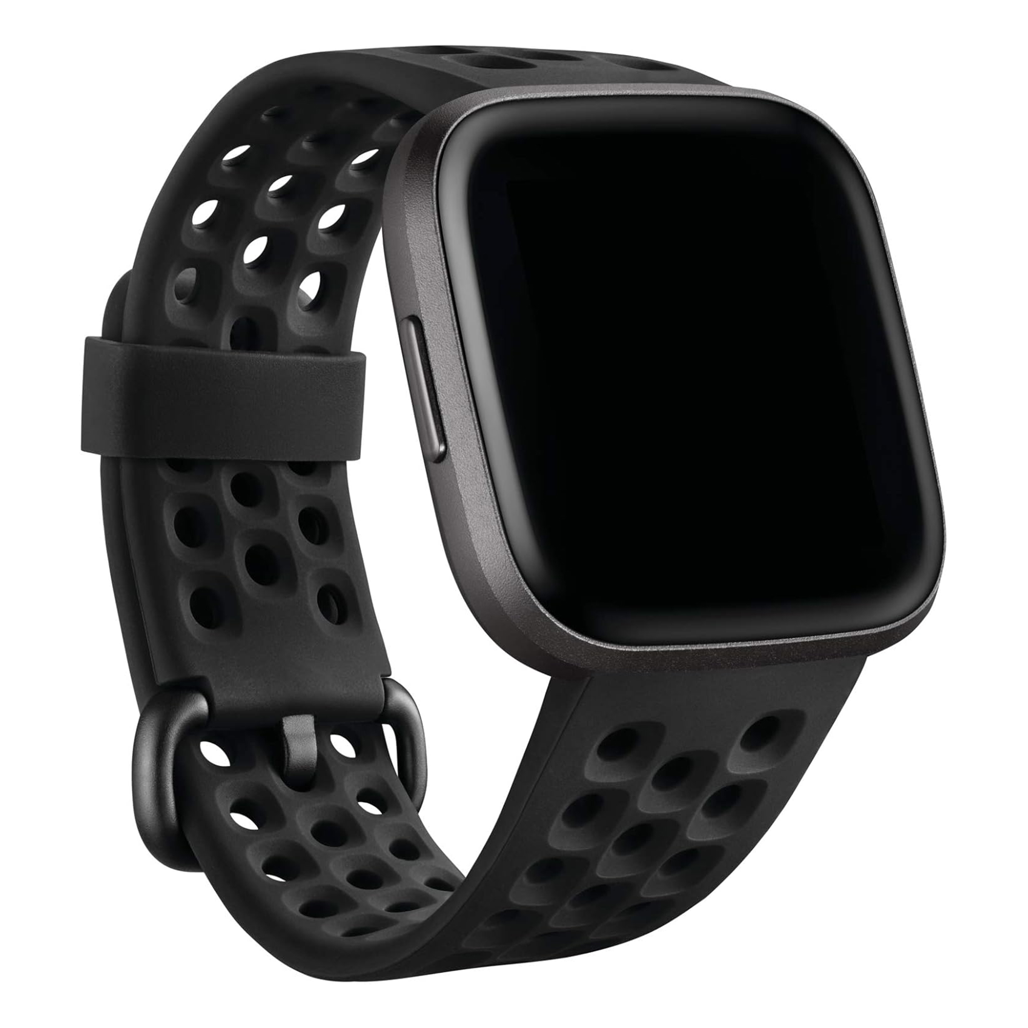 Bracelet Sport silicone Fitbit Versa / Versa 2 / Versa Lite - Taille S - Noir