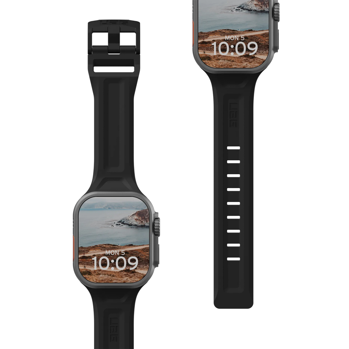 UAG Scout Strap voor de Apple Watch | 44/45/46/49 mm - Zwart