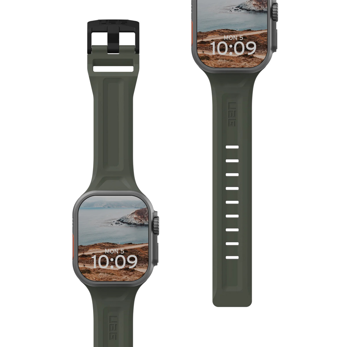 UAG Scout Strap voor de Apple Watch | 44/45/46/49 mm - Foliage Green