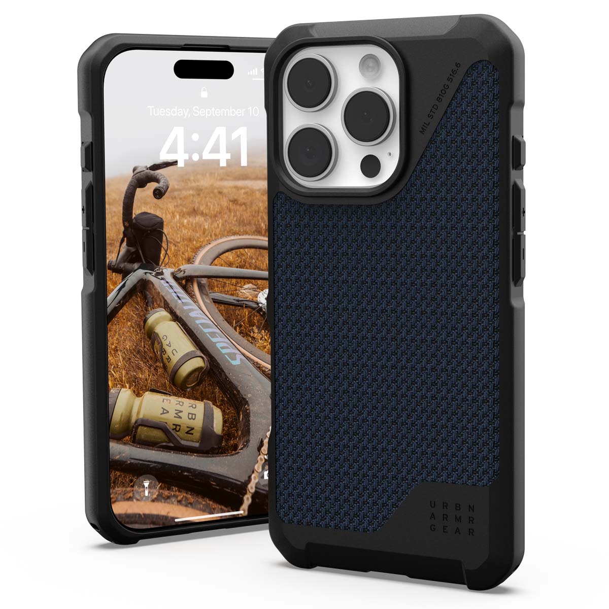 UAG Coque Metropolis LT MagSafe Apple iPhone 16 Pro - Kevlar Mallard
