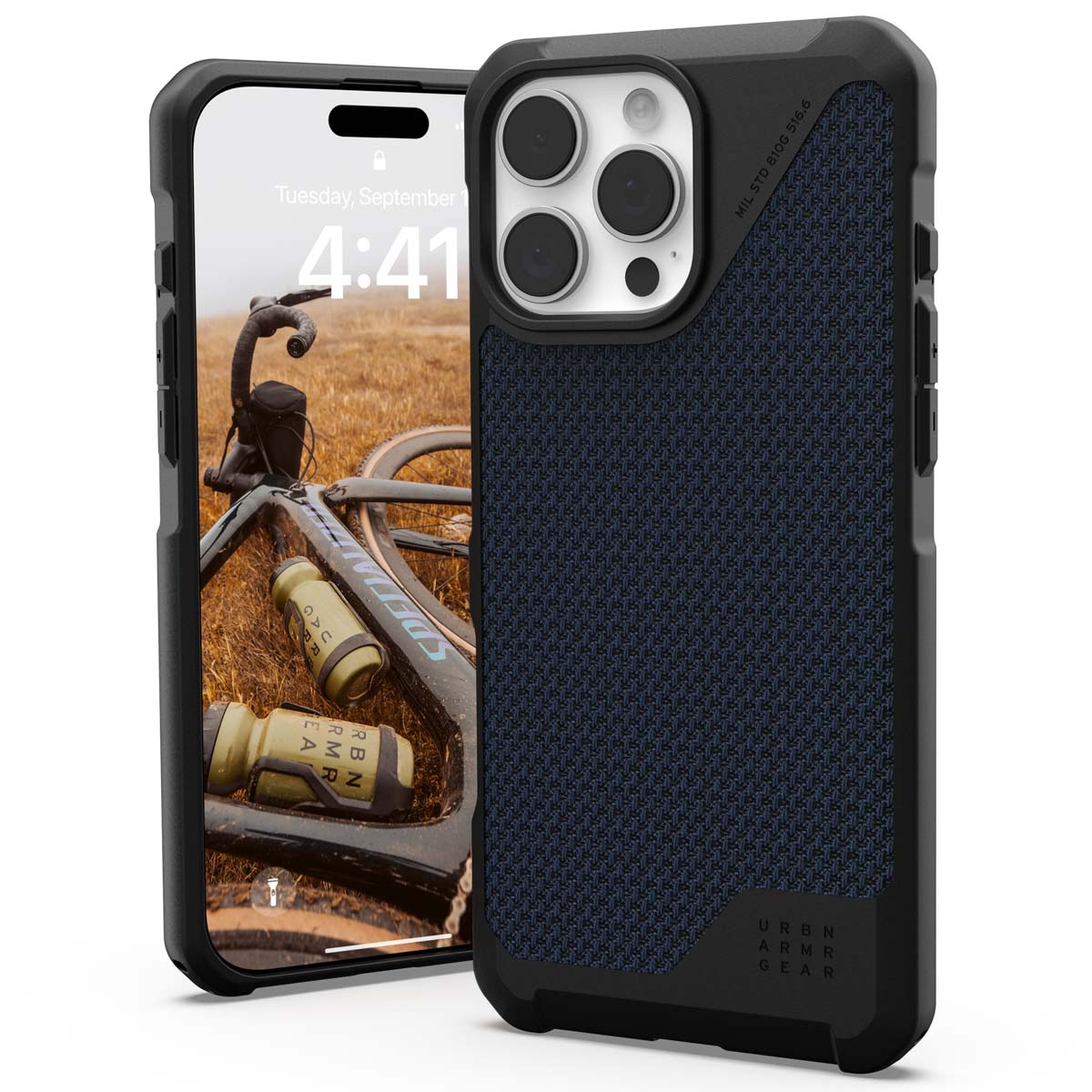 UAG Coque Metropolis LT MagSafe Apple iPhone 16 Pro Max - Kevlar Mallard