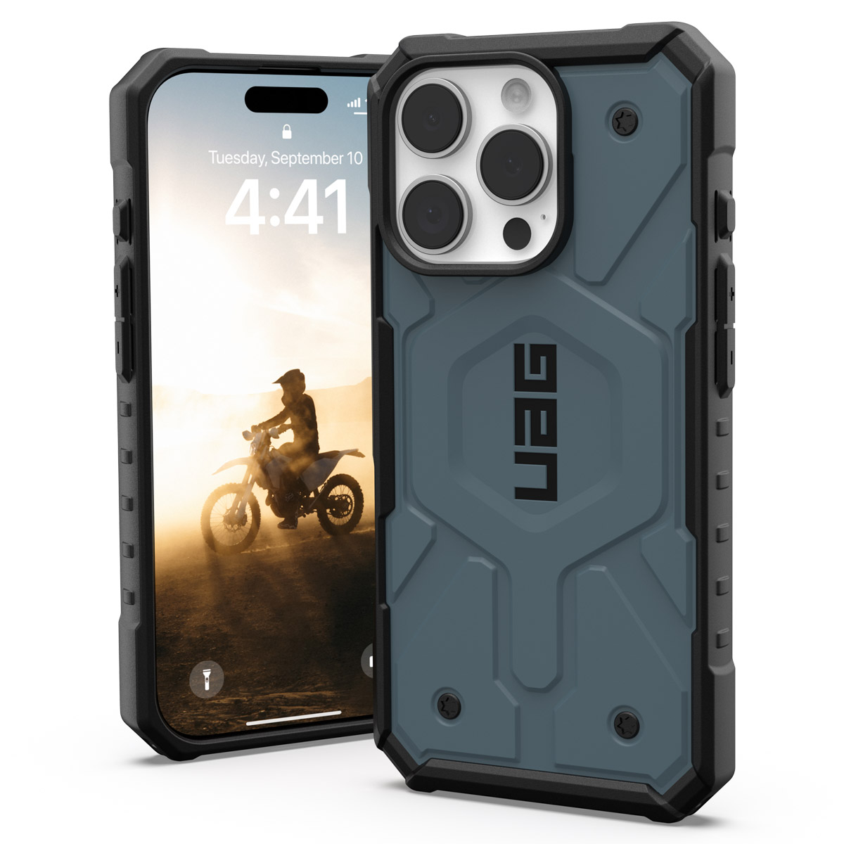 UAG Coque Pathfinder MagSafe Apple iPhone 16 Pro - Cloud Blue