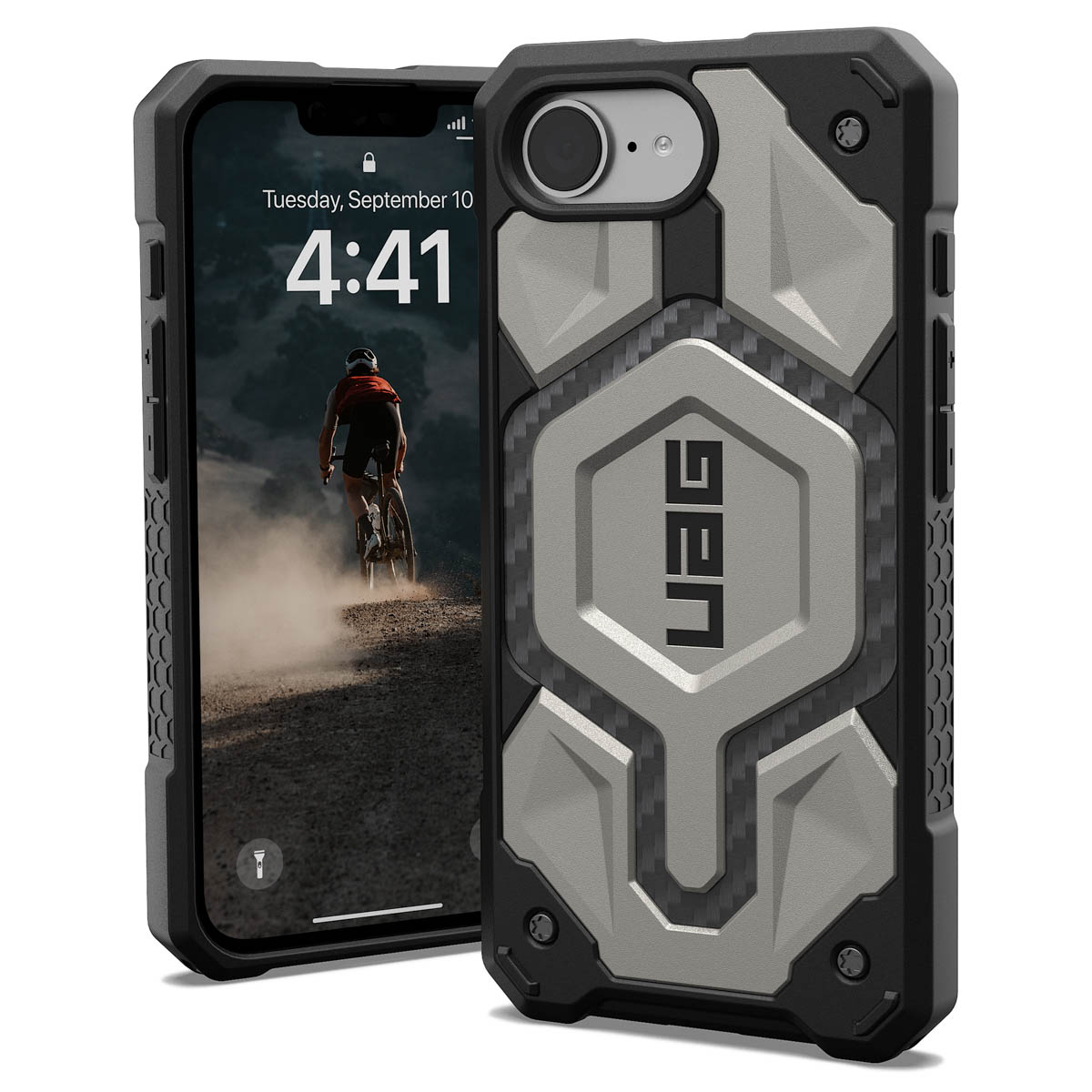 UAG Coque Monarch Apple iPhone 17e / 16e - Titanium