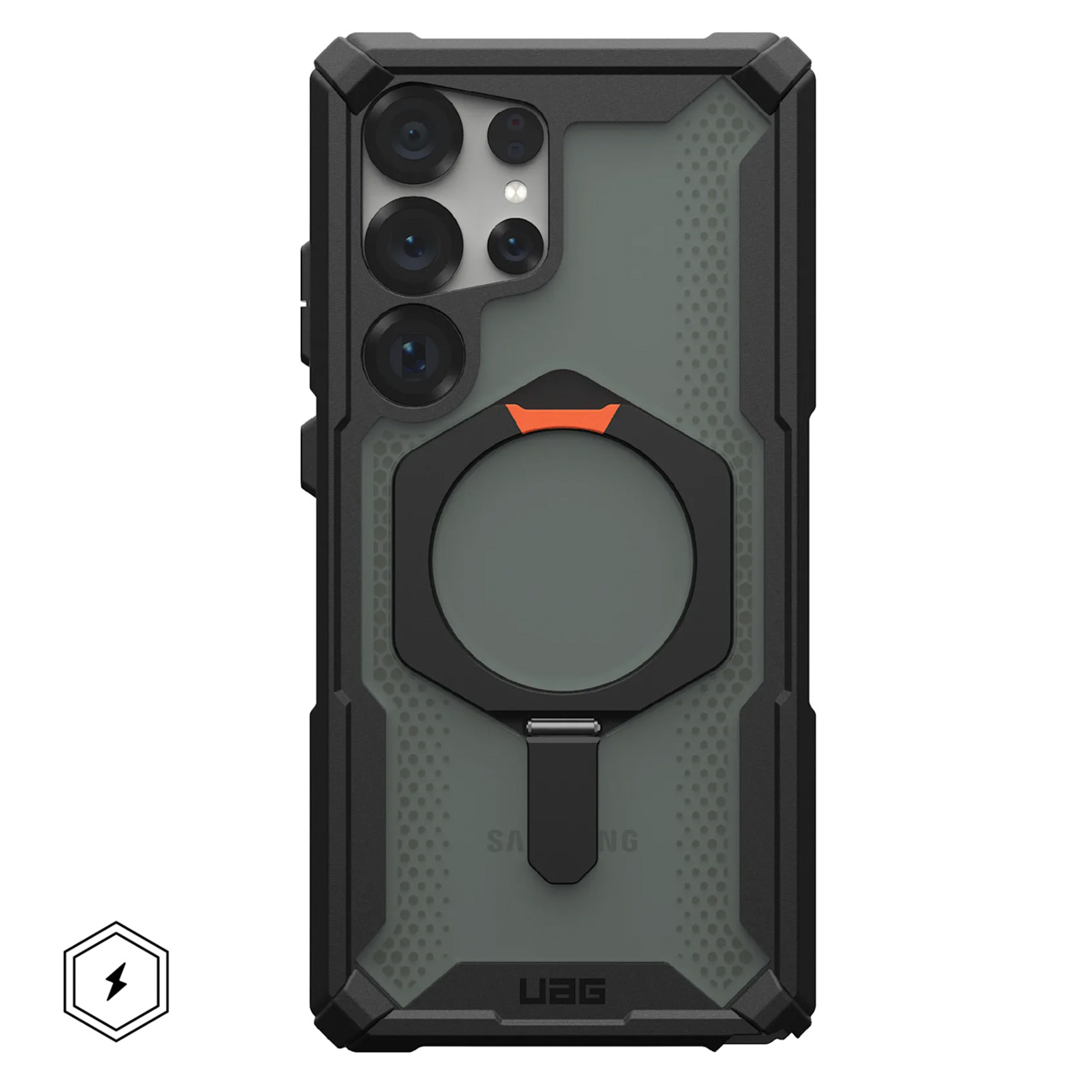 UAG Coque Plasma XTE MagSafe Samsung Galaxy S25 Ultra - Noir / Orange