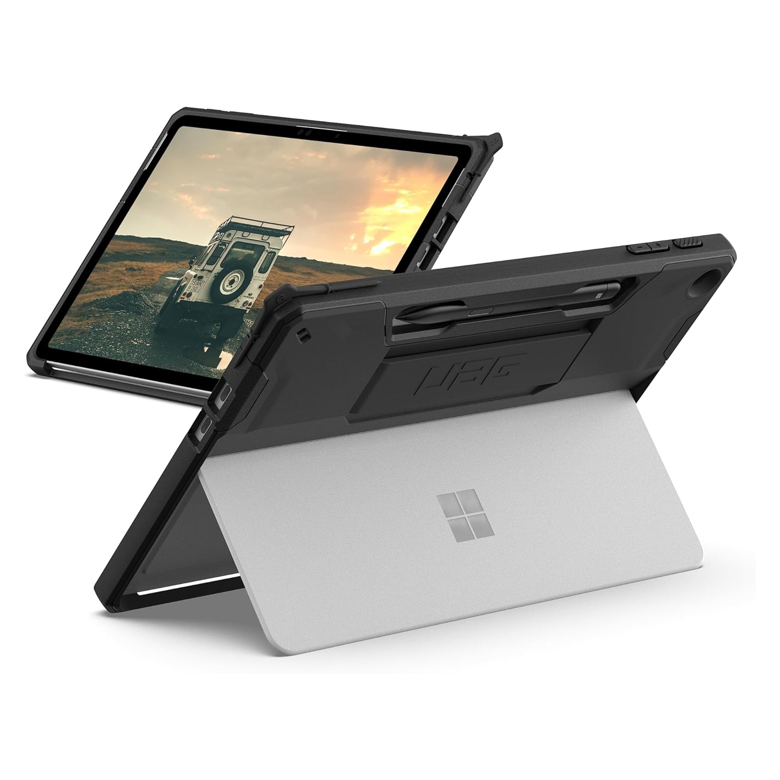 UAG Scout Backcover met handstrap voor de Microsoft Surface Pro 12 - Black