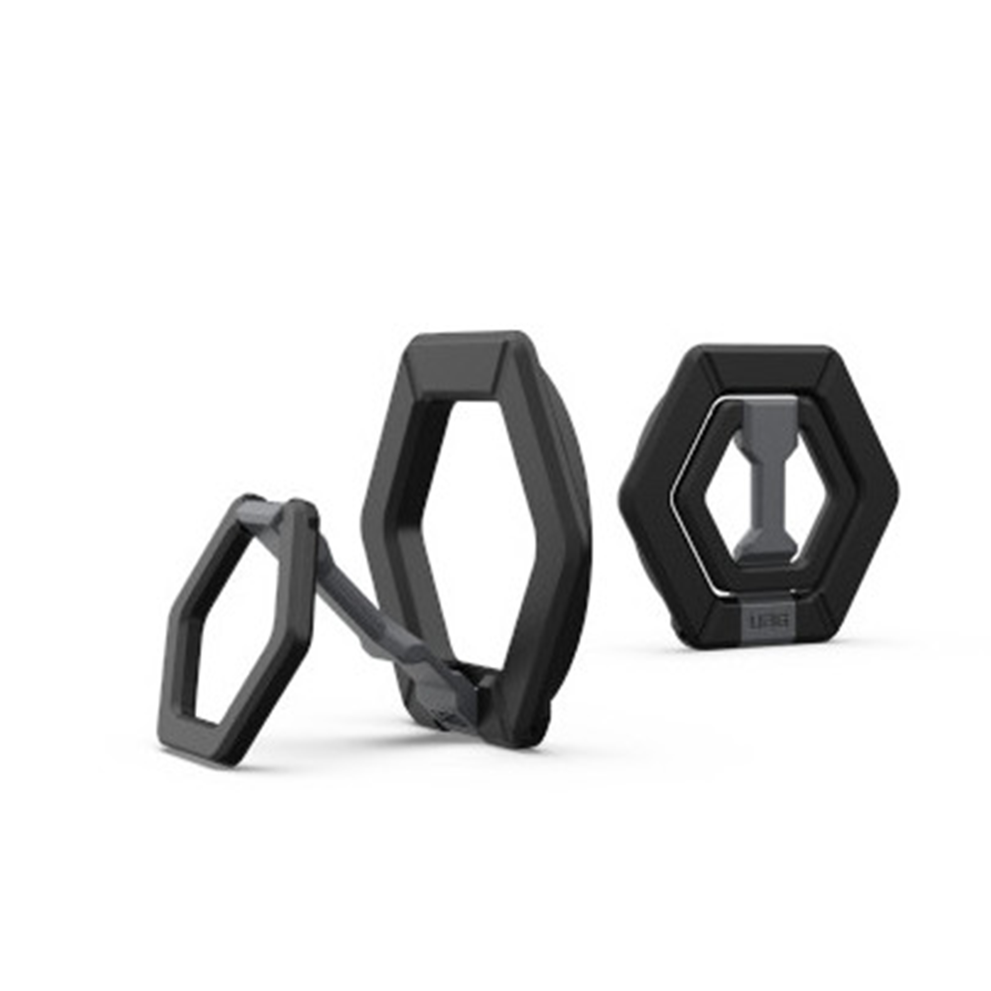 UAG Magnetic Ring Stand - Black / Silver